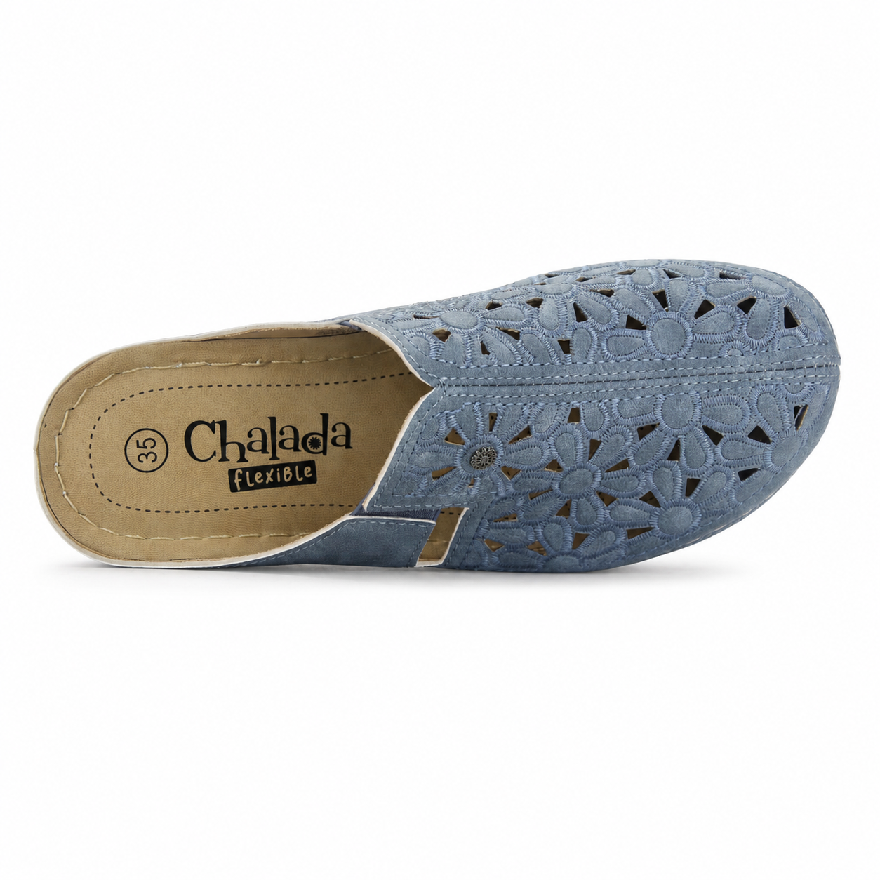 Sandalia Azul Mujer Casual Chalada Musa