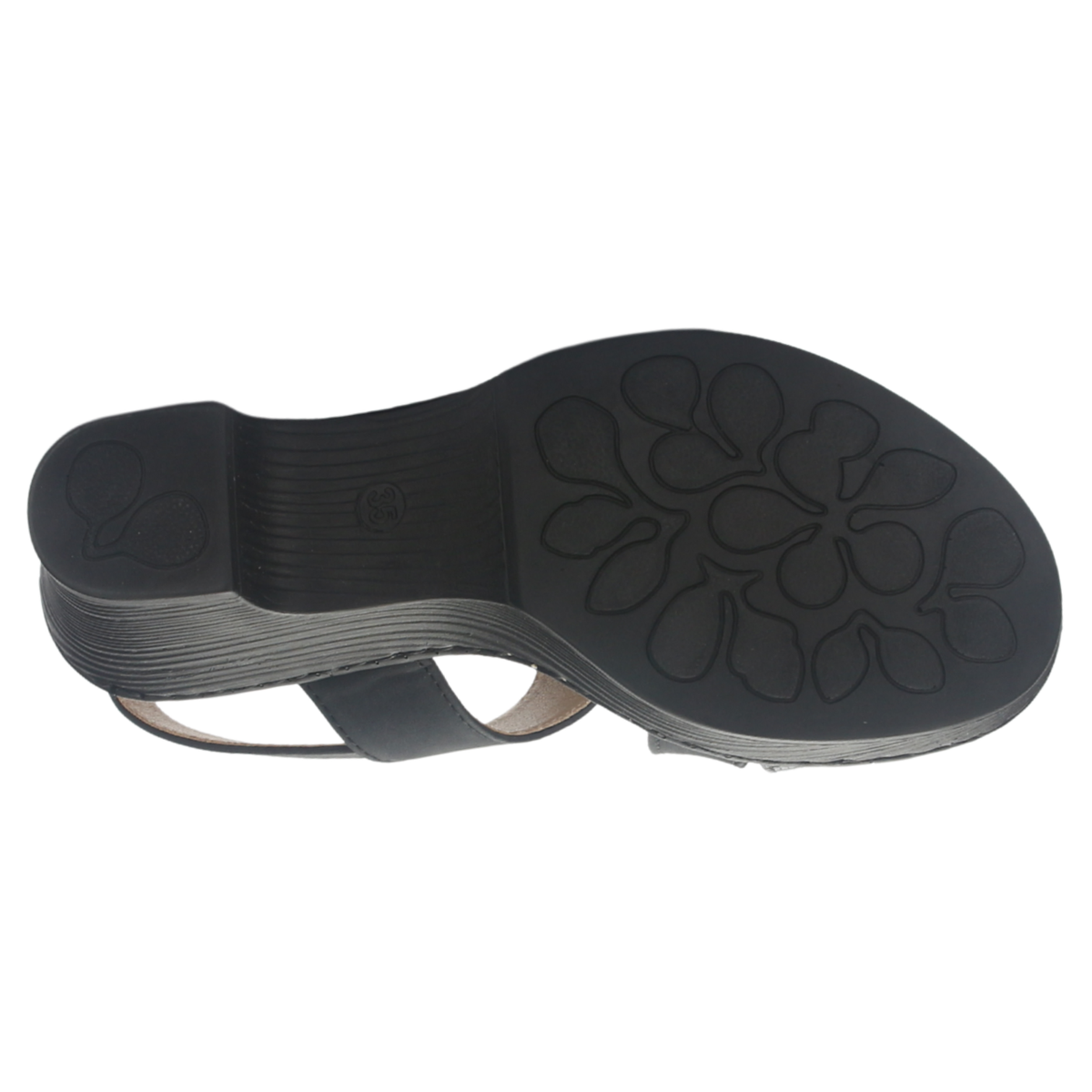 Sandalia Mujer Chalada Notina-1 Negro Casual