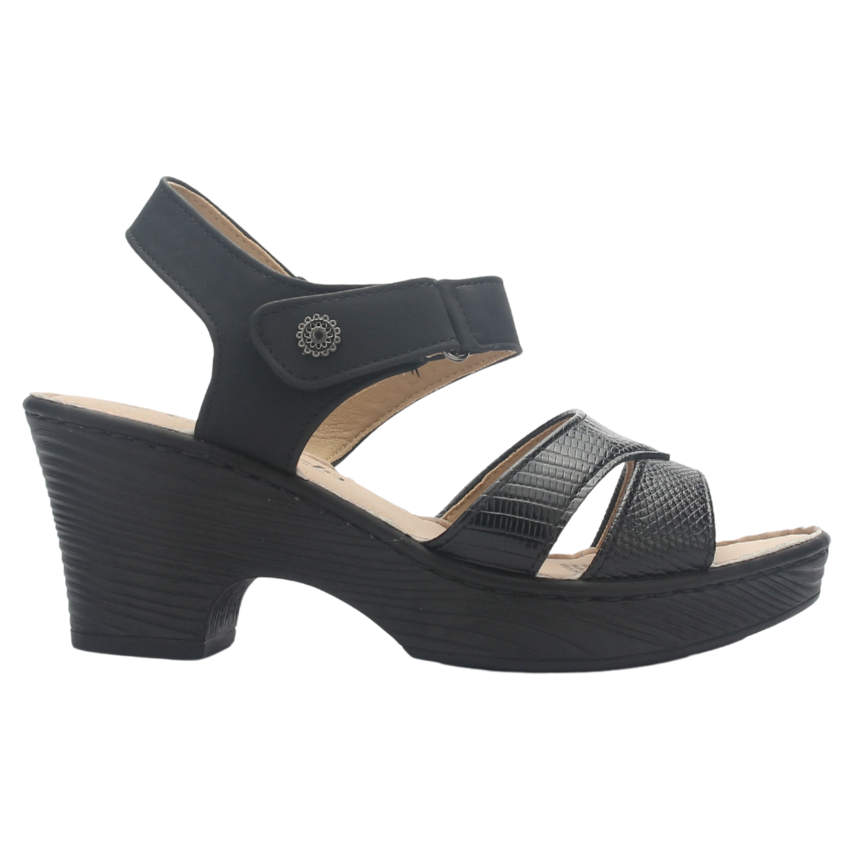 Sandalia Mujer Chalada Notina-2 Negro Casual