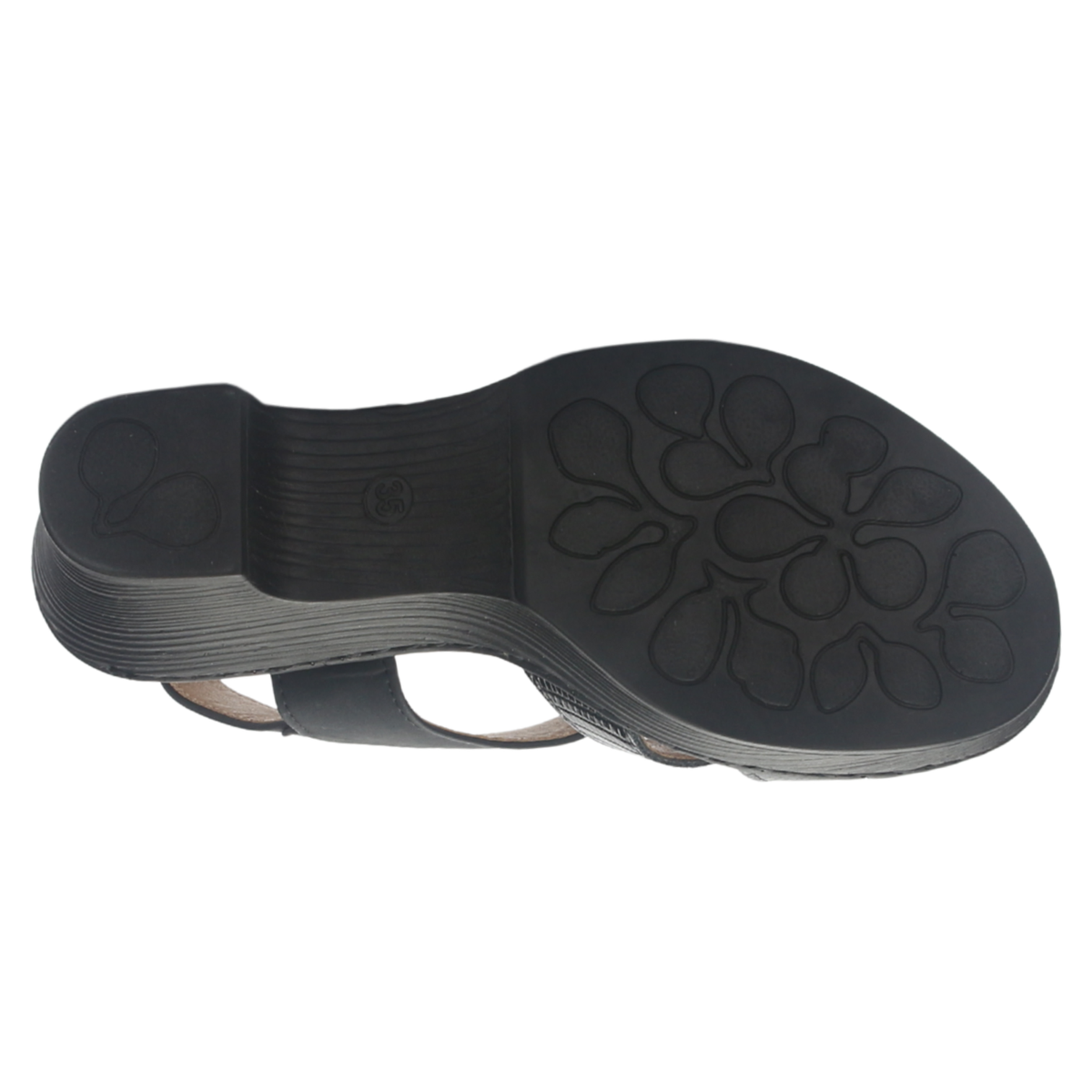 Sandalia Mujer Chalada Notina-2 Negro Casual