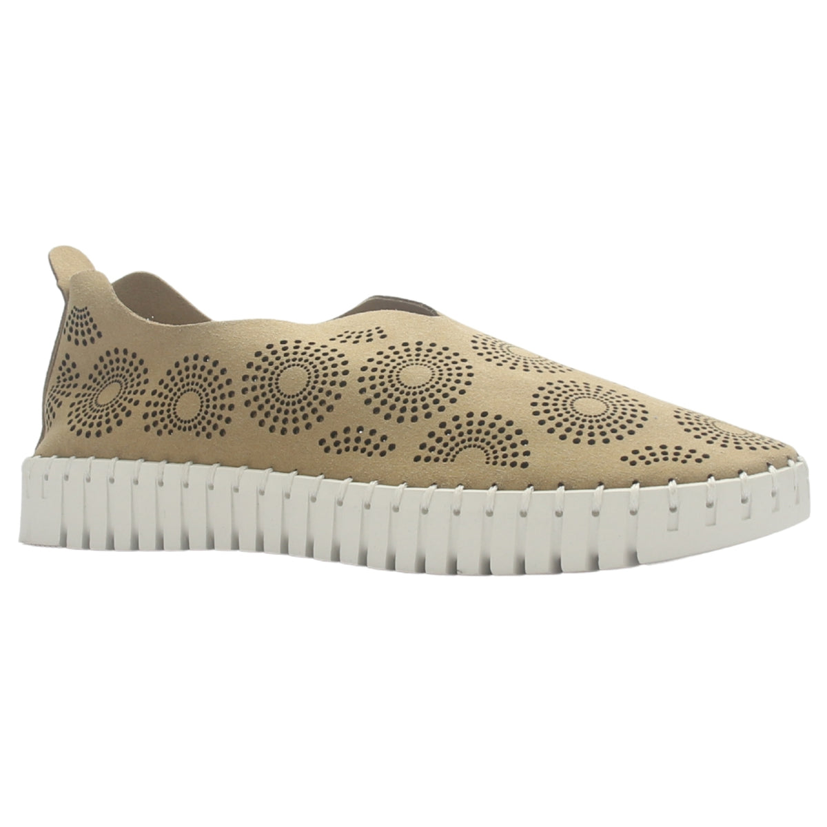 Zapato de Cuero Mujer Chalada Tren-1 Taupe Casual
