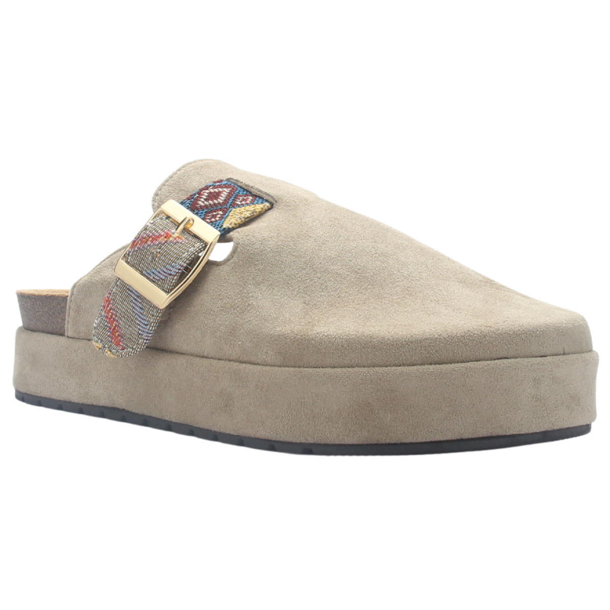 Zapato de mujer Taupe Casual Chalada Risco-3