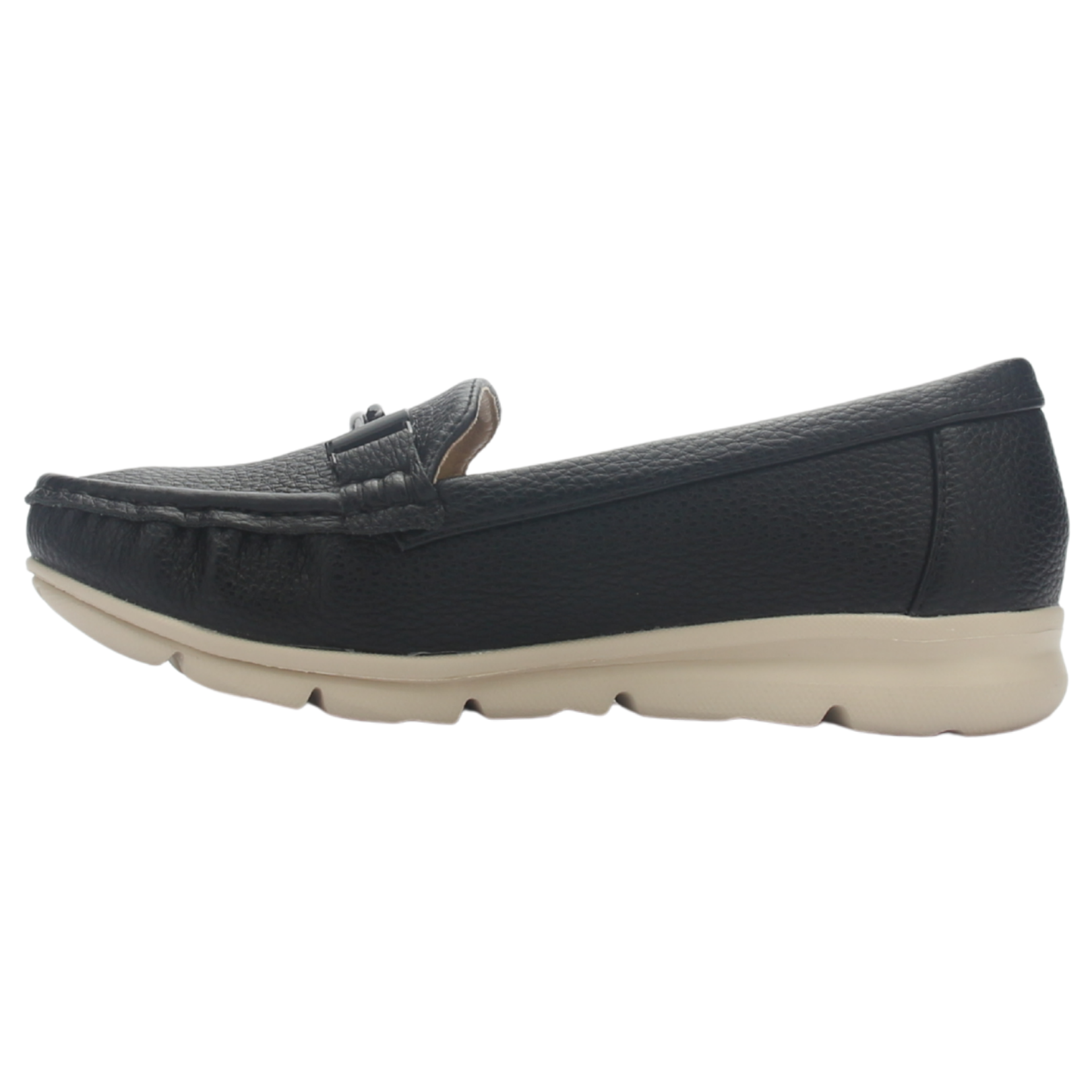 Mocasin de Mujer de color Negro Casual Chalada Leve-1