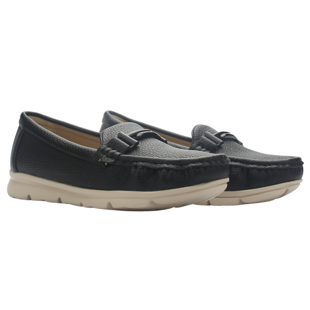 Mocasin de Mujer de color Negro Casual Chalada Leve-1