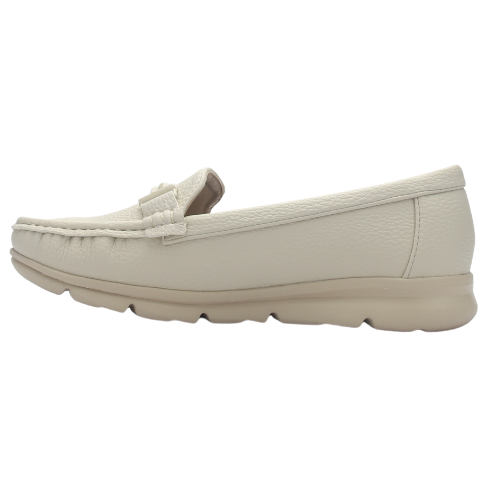 Mocasin de Mujer de color Nude Casual Chalada Leve-1