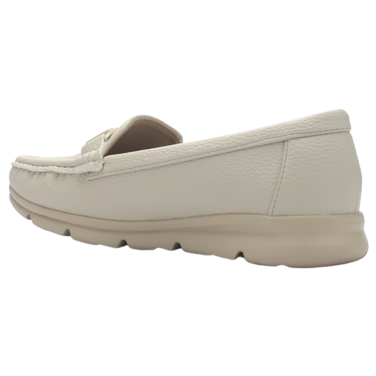 Mocasin de Mujer de color Nude Casual Chalada Leve-1