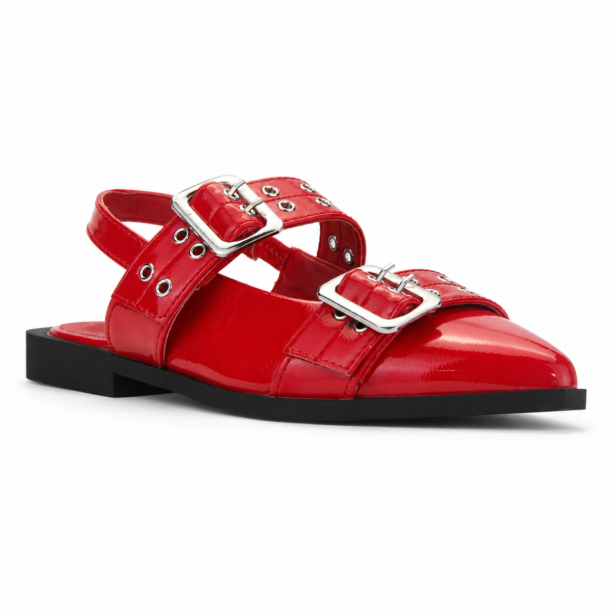 Ballerina Rojo Mujer Casual Chalada Slik