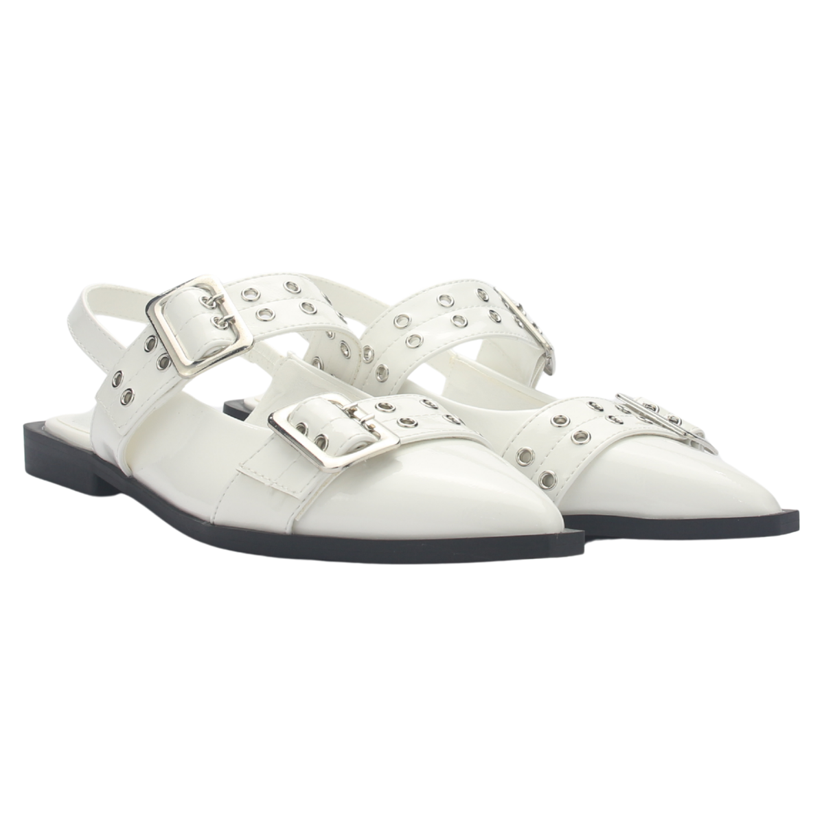 Ballerina Mujer Chalada Slik-21 Blanco Casual