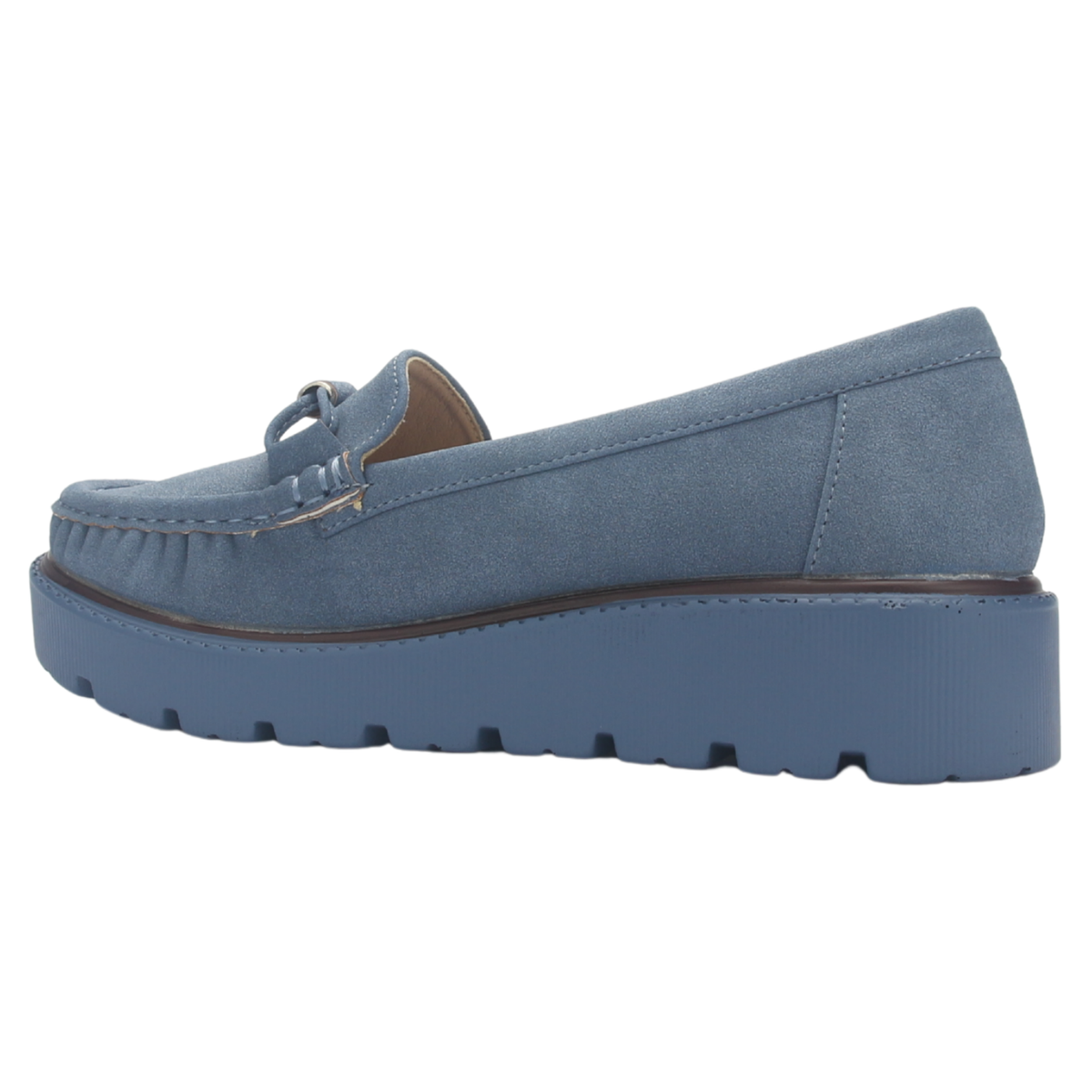 Mocasin Mujer Chalada Gran-22 Azul Casual