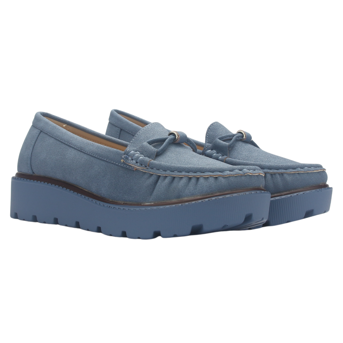 Mocasin Mujer Chalada Gran-22 Azul Casual