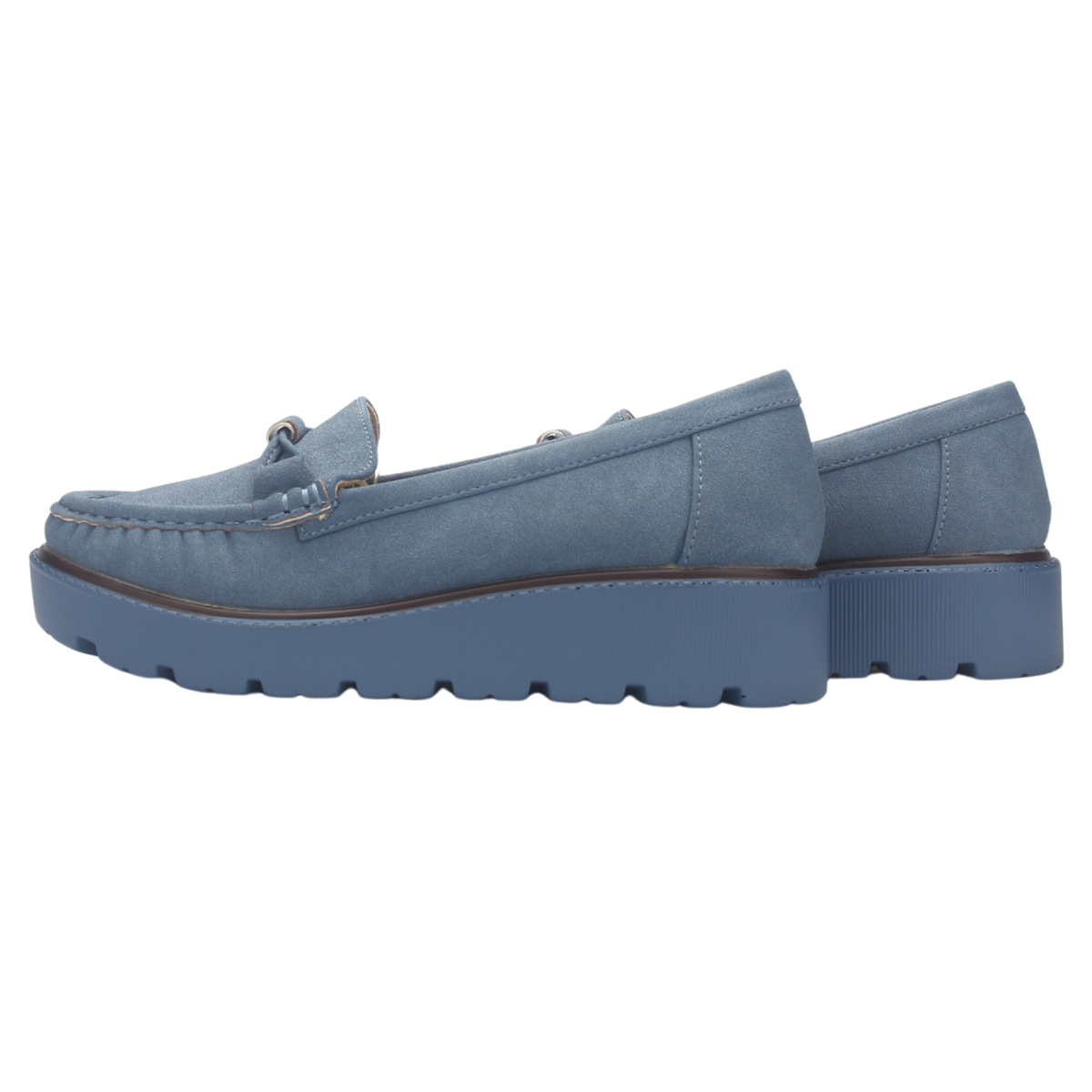 Mocasin Mujer Chalada Gran-22 Azul Casual