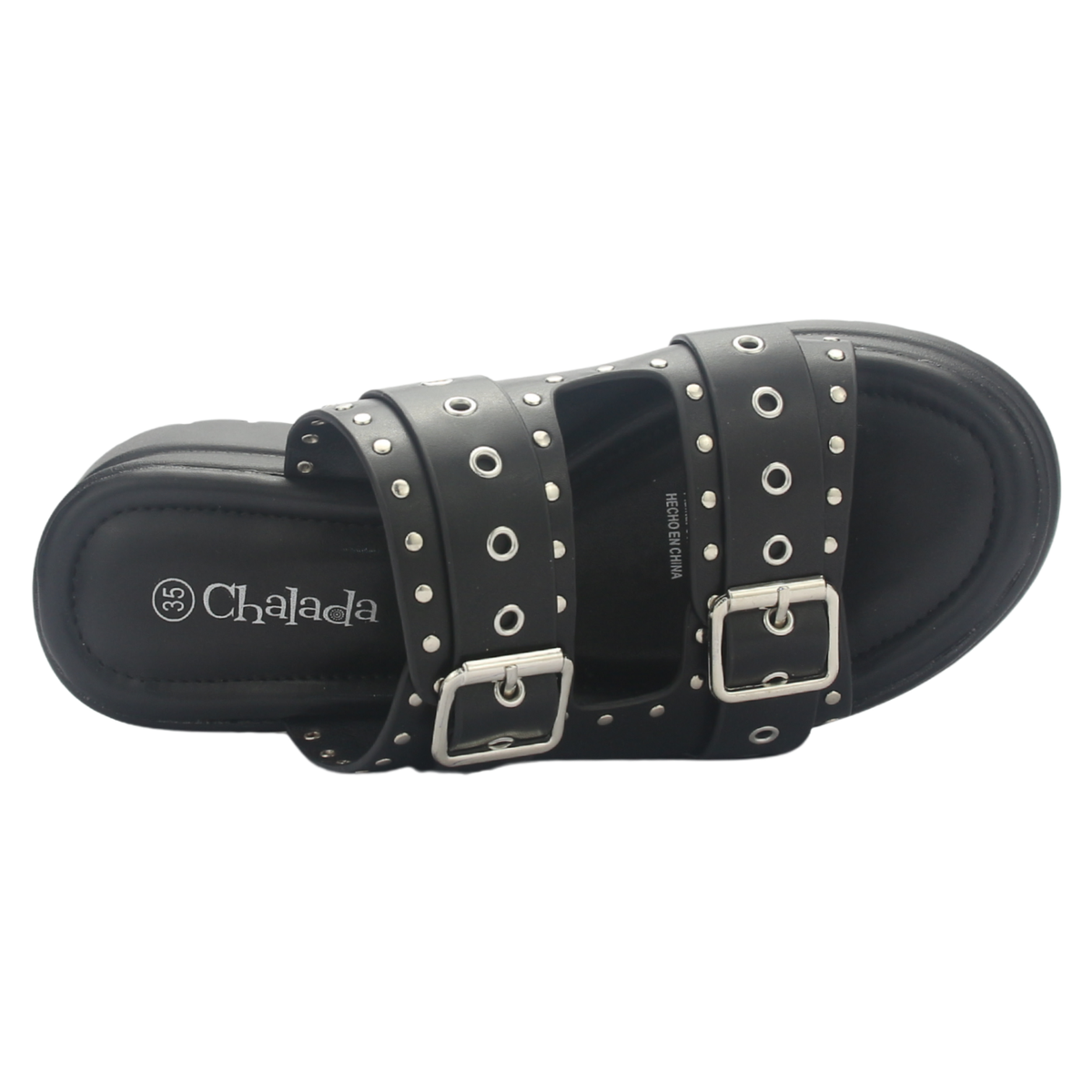 Sandalia Mujer Chalada Pop-1 Negro Casual