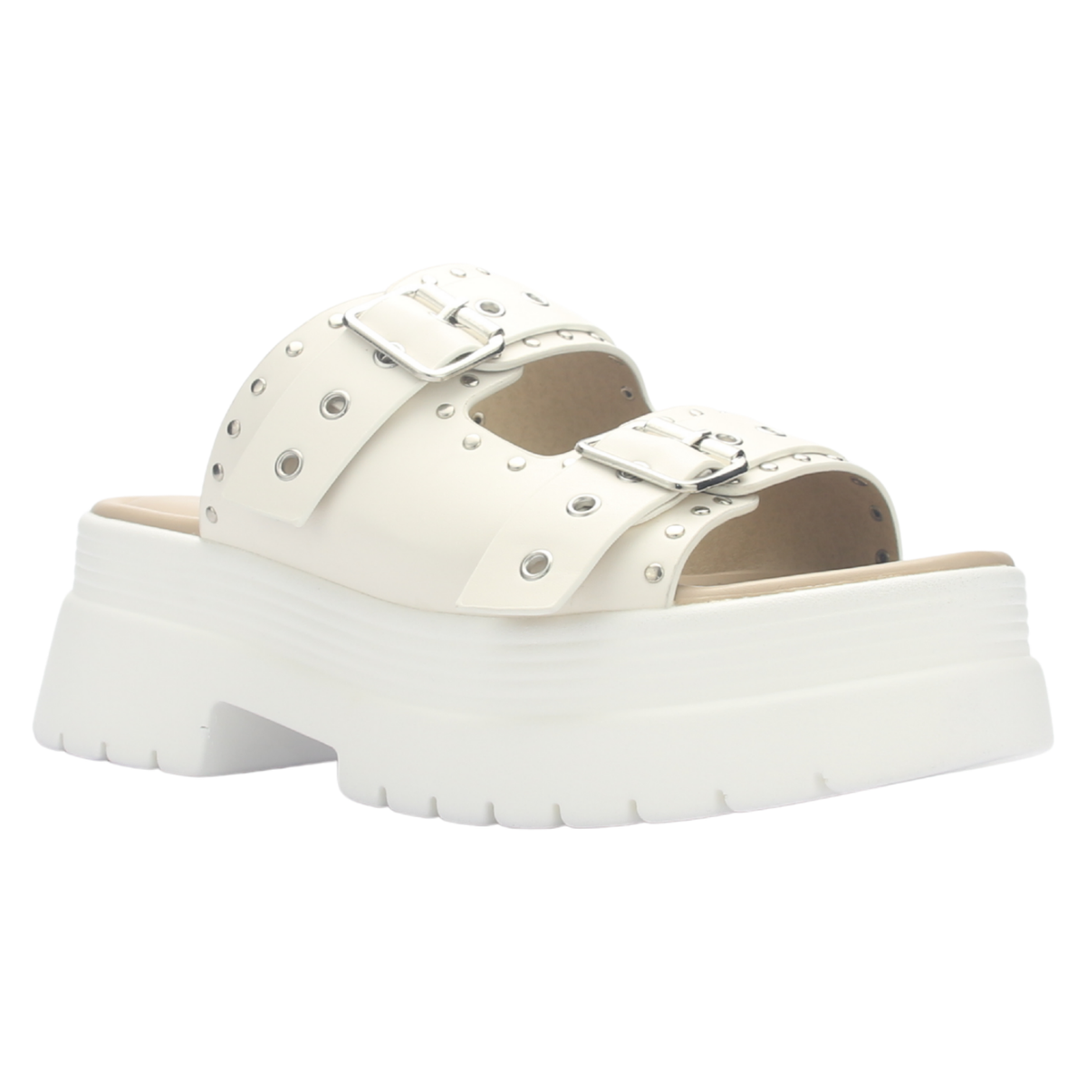 Sandalia Mujer Chalada Pop-1 Blanco Casual
