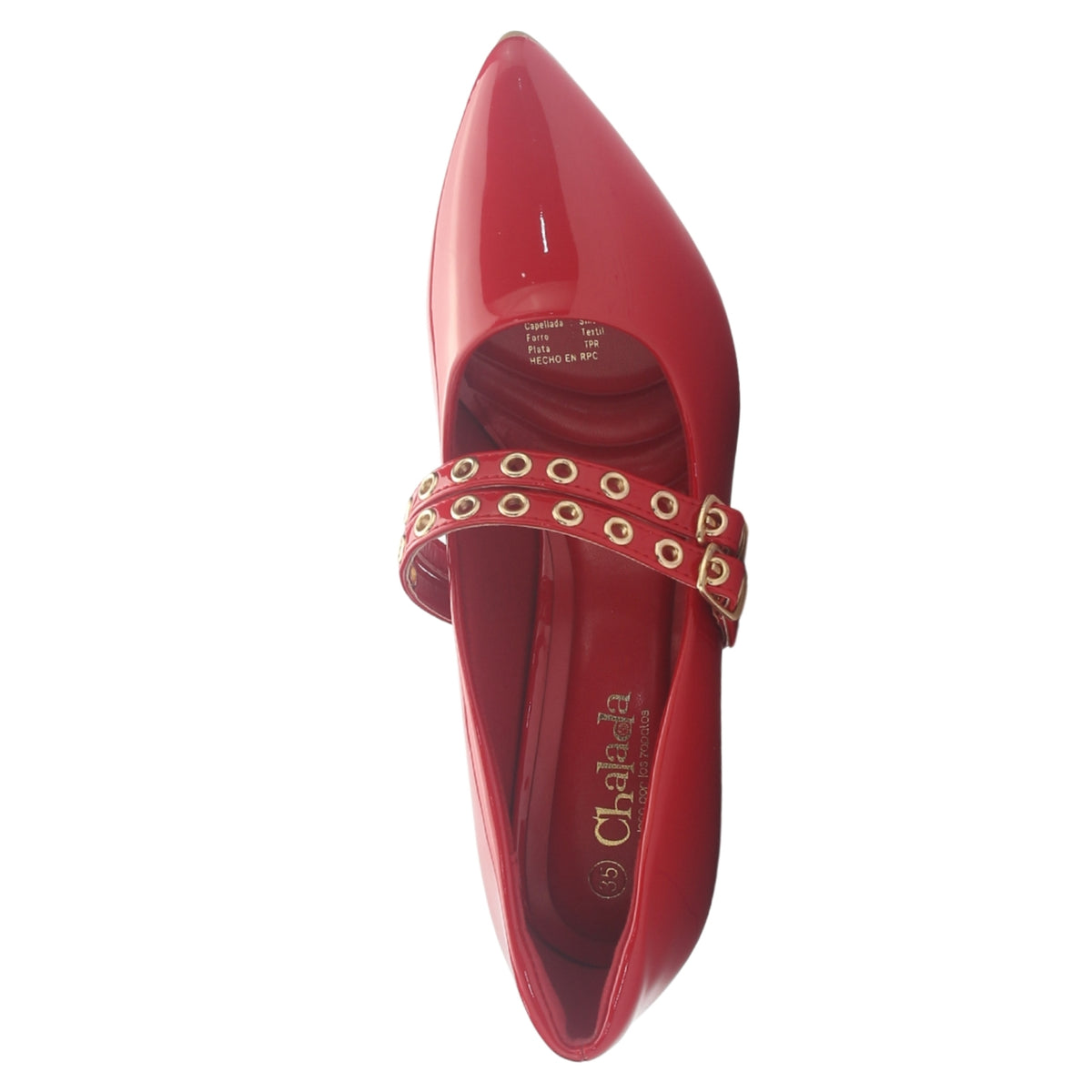 Zapato Mujer Chalada Regent-32 Rojo Casual