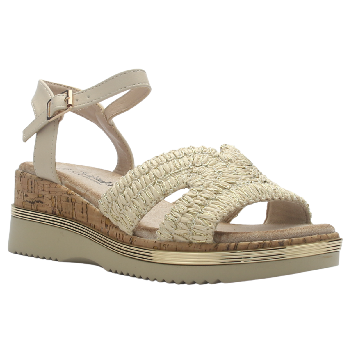 Sandalia de Mujer de color Beige Casual Chalada Tera-4