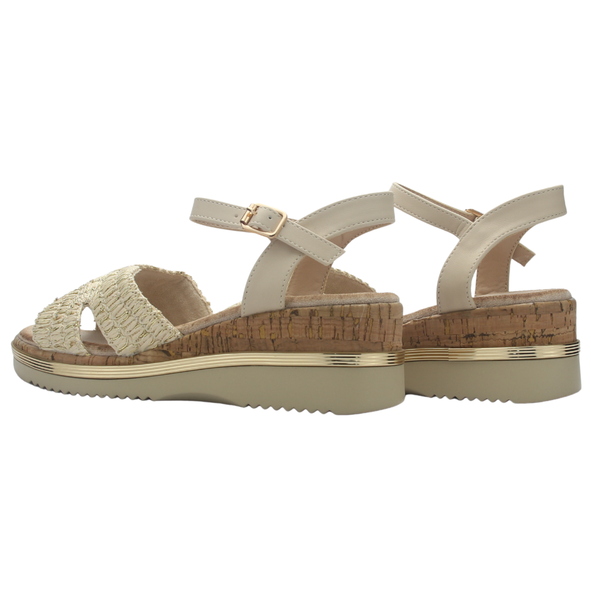 Sandalia de Mujer de color Beige Casual Chalada Tera-4