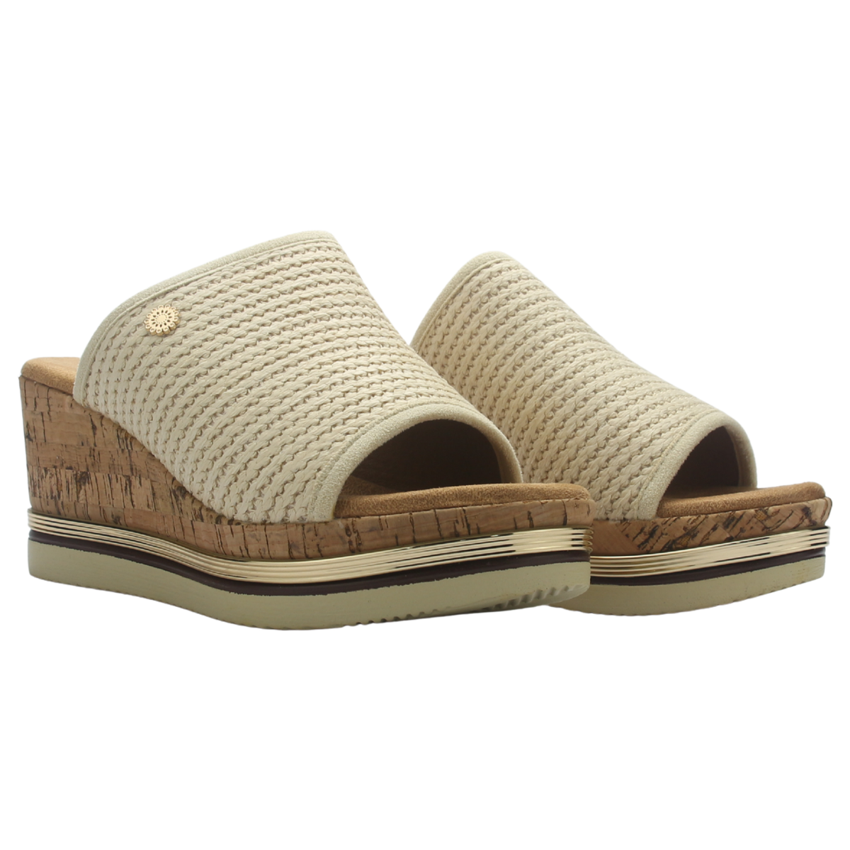 Sandalia de Mujer de color Beige Casual Chalada Teru-2