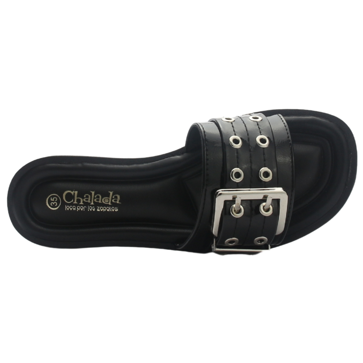 Sandalia de mujer Negro Casual Chalada Bellagio-1