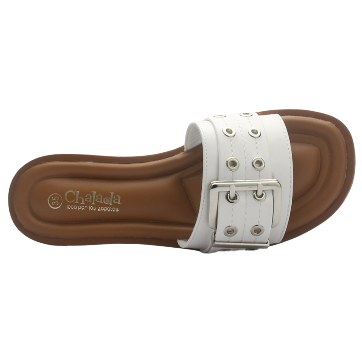 Sandalia de mujer Blanco Casual Chalada Bellagio-1
