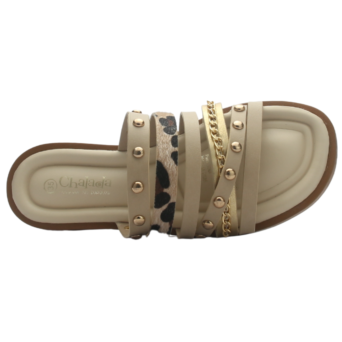 Sandalia de mujer Beige Casual Chalada Bellagio-7
