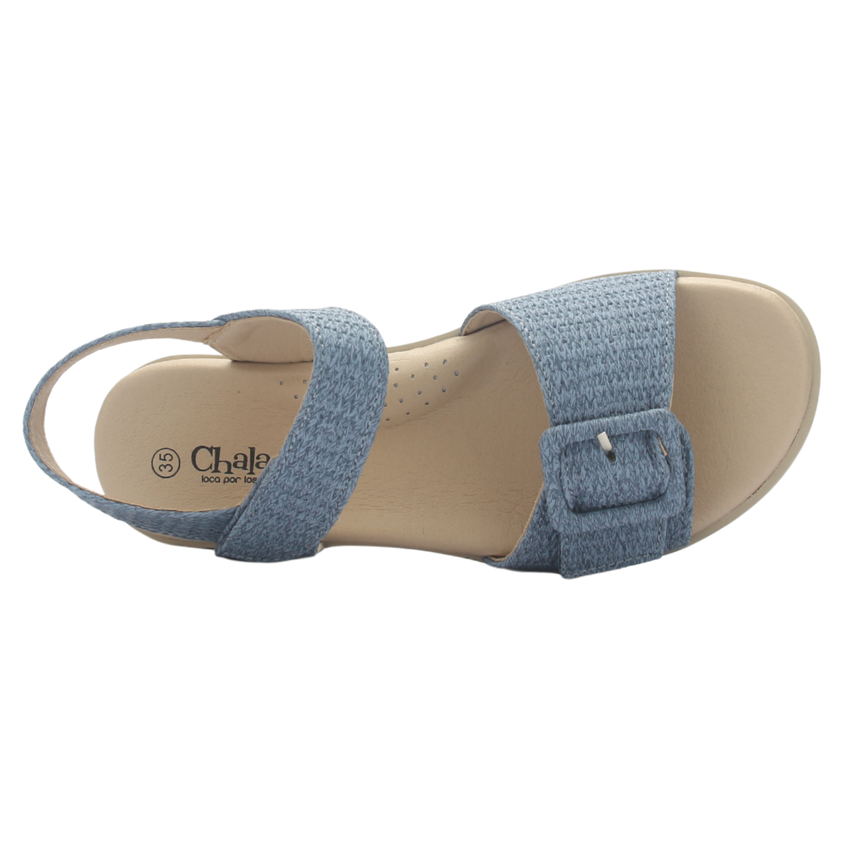 Sandalia Mujer Chalada Bera-1 Azul Casual