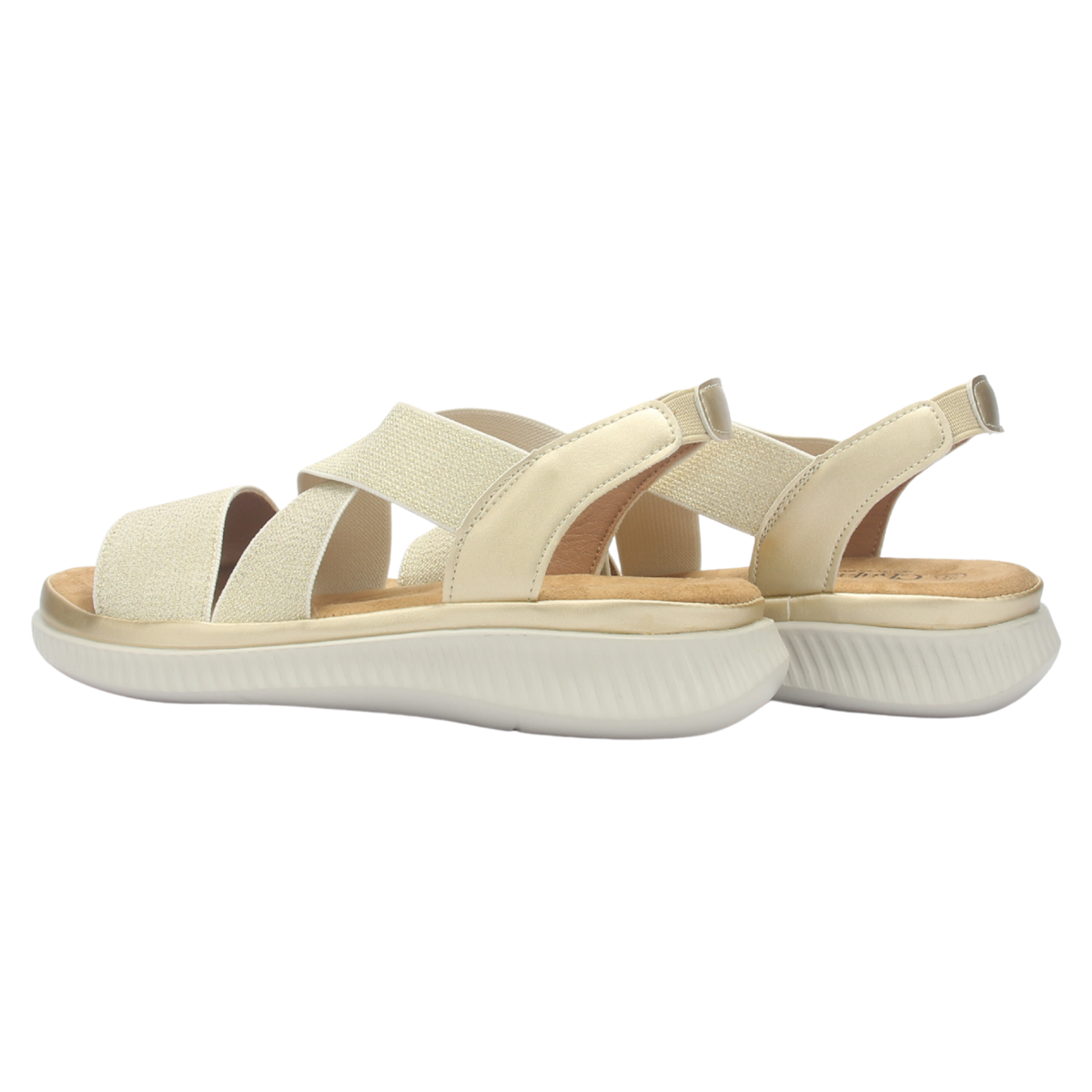 Sandalia Mujer Chalada Malibu-1 Dorado Casual