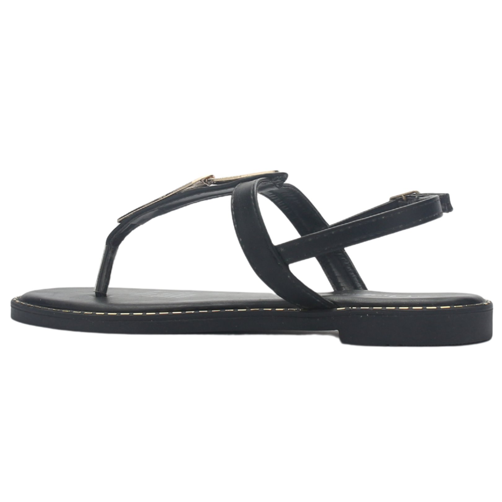 Sandalia de Mujer de color Negro Casual Chalada Buckel-4