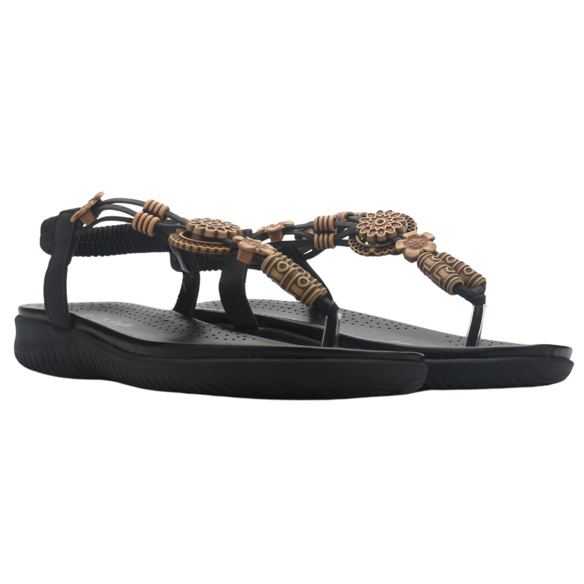 Sandalia de Mujer de color Negro Casual Chalada Clara-10