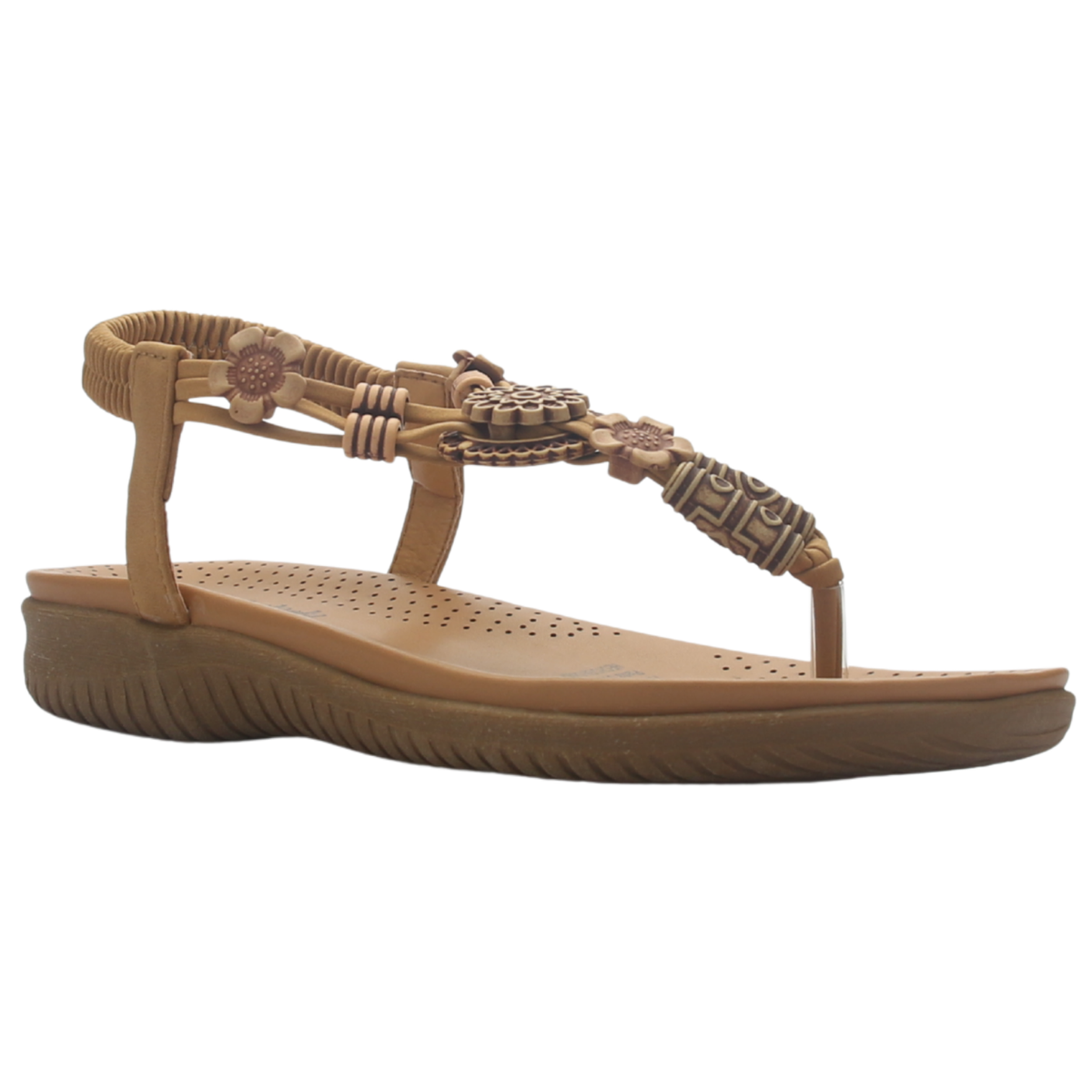 Sandalia de Mujer de color Camel Casual Chalada Clara-10