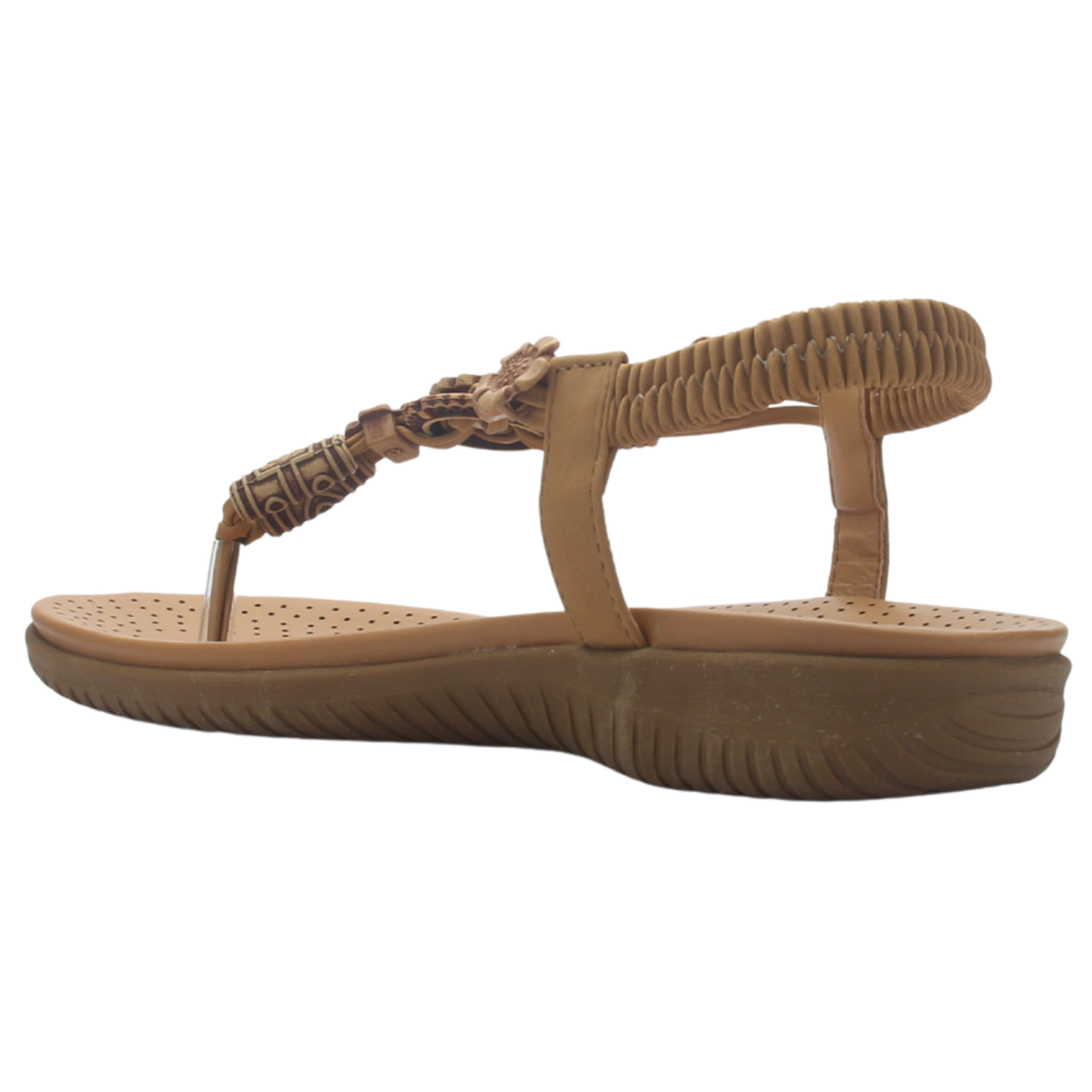 Sandalia de Mujer de color Camel Casual Chalada Clara-10