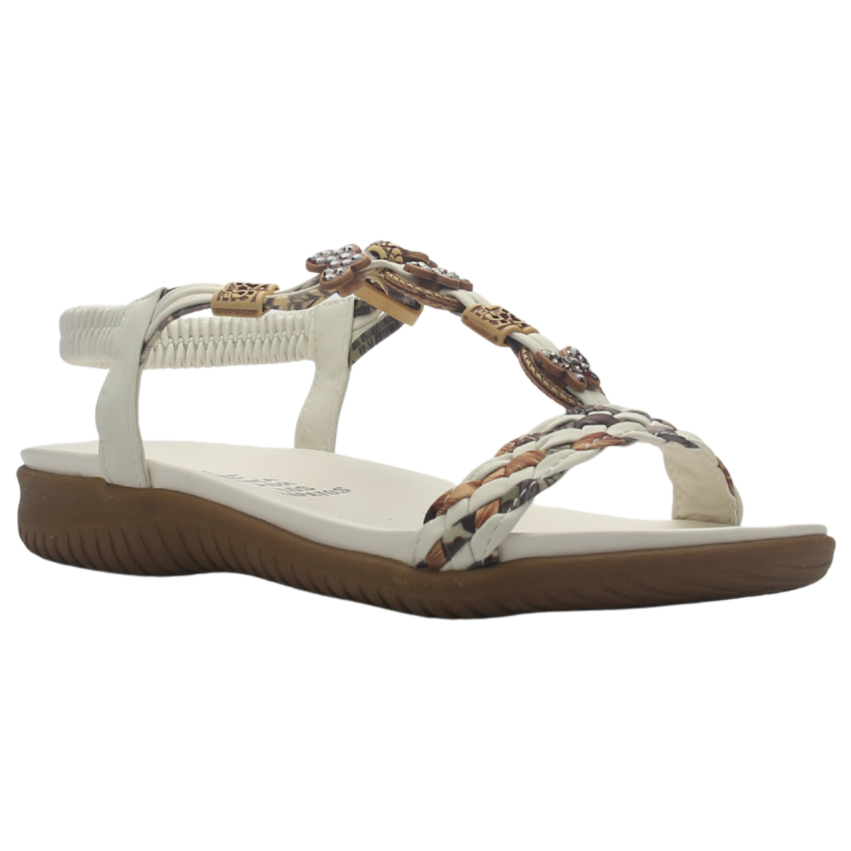 Sandalia de Mujer de color Blanco Casual Chalada Clara-11