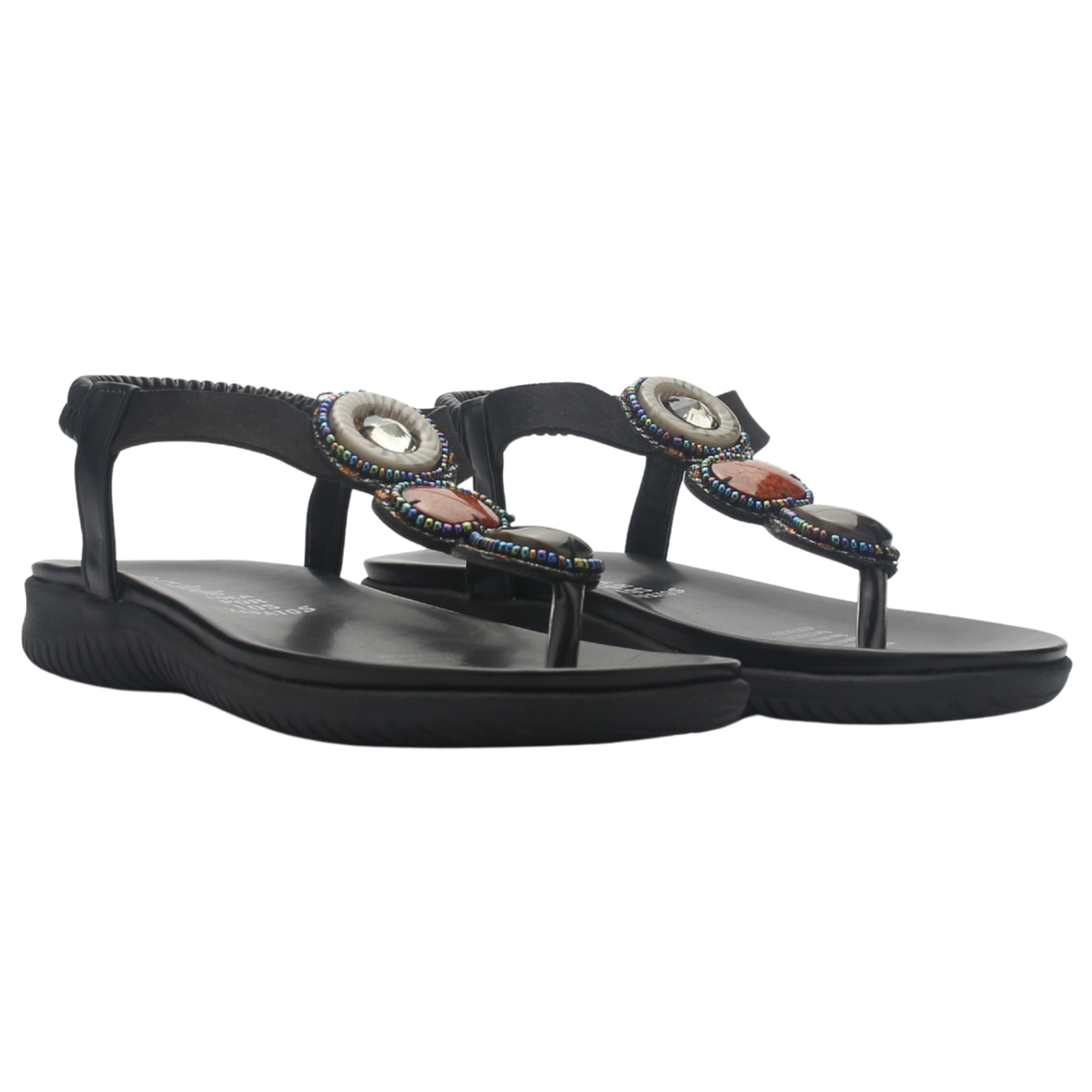 Sandalia de Mujer de color Negro Casual Chalada Clara-12