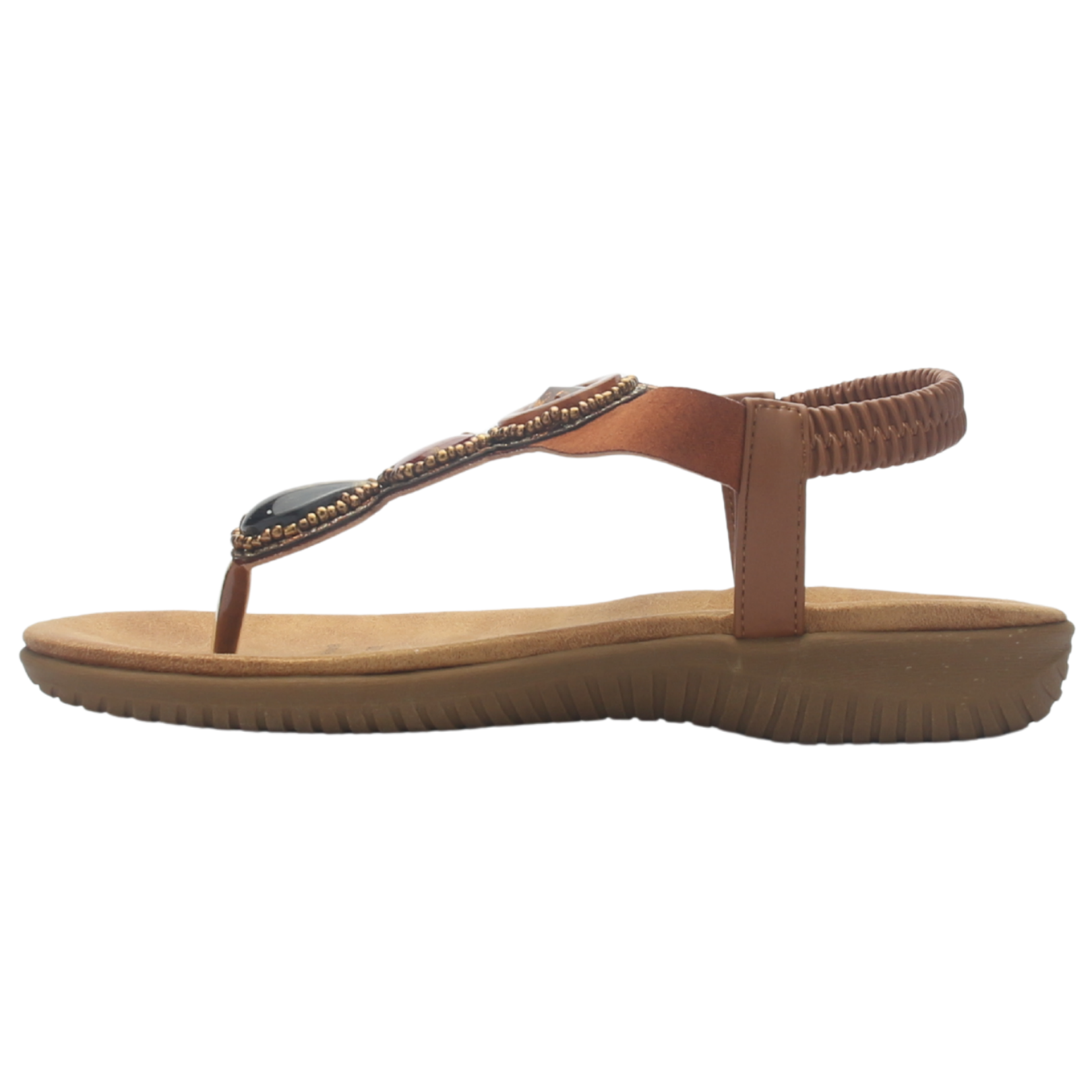 Sandalia de Mujer de color Camel Casual Chalada Clara-12