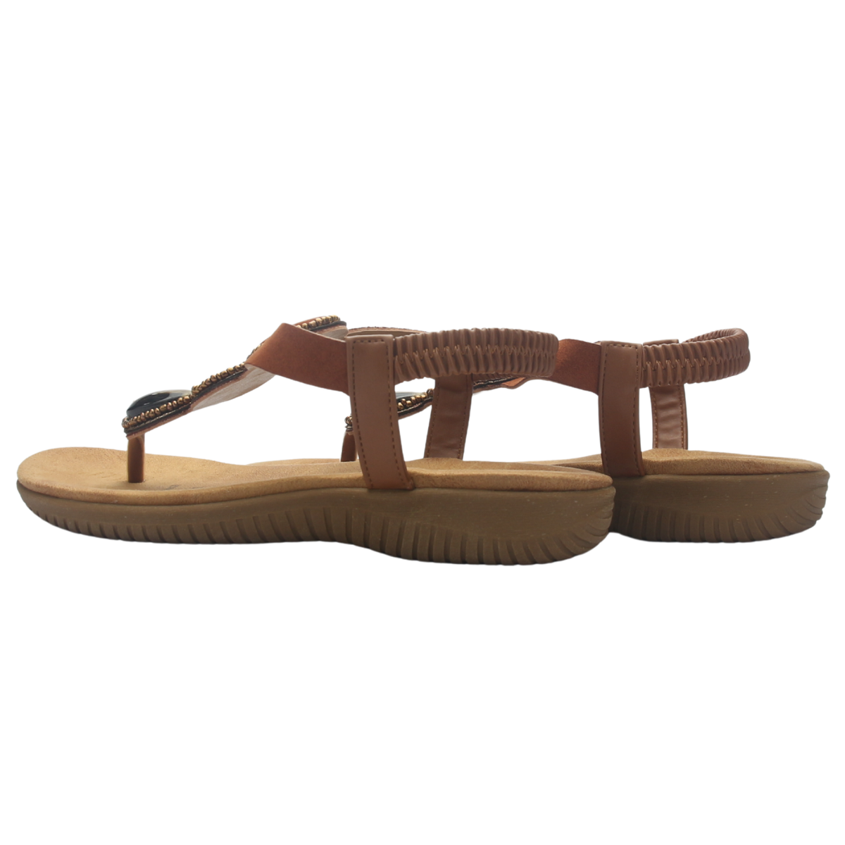 Sandalia de Mujer de color Camel Casual Chalada Clara-12