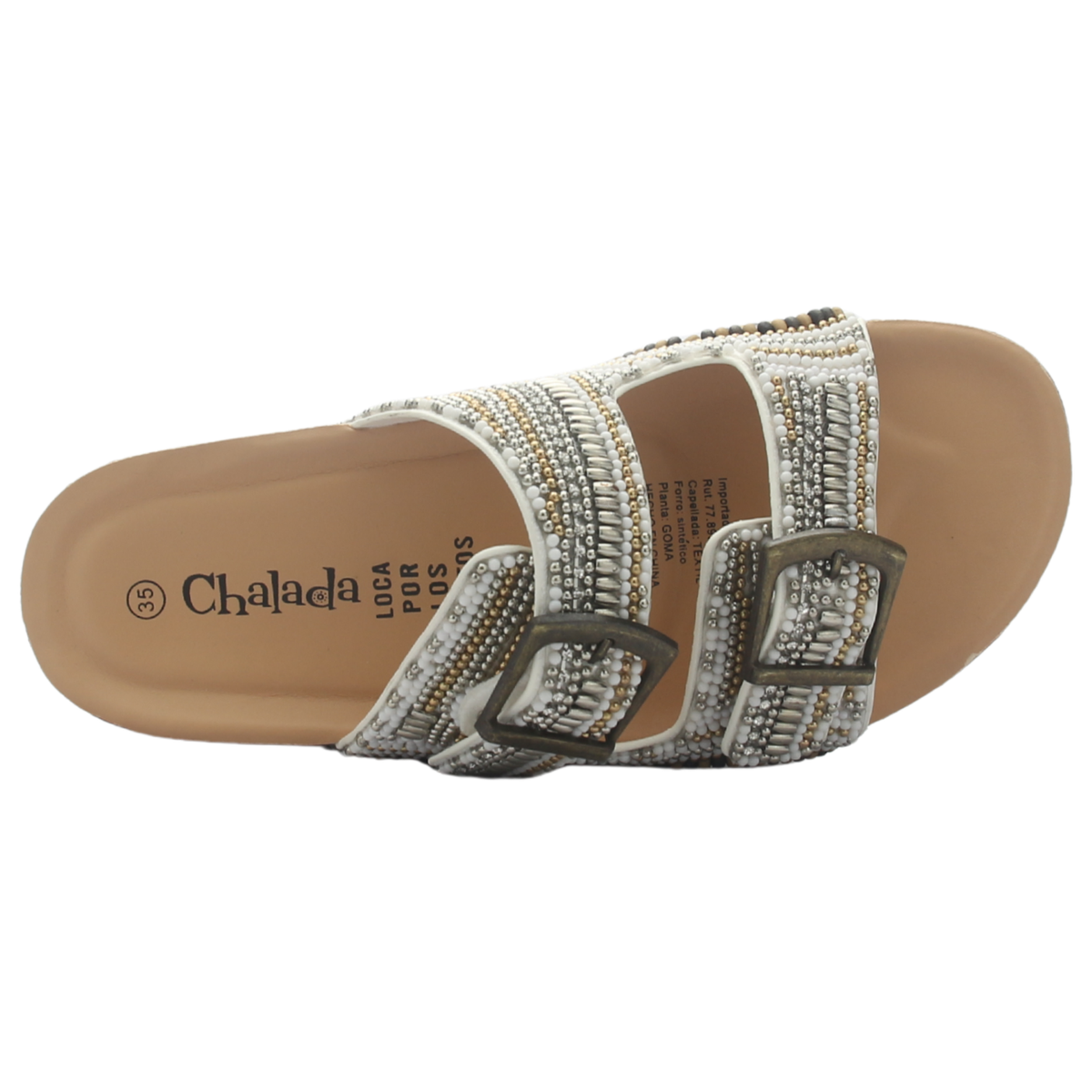 Sandalia de Mujer de color Blanco Casual Chalada Doit-20