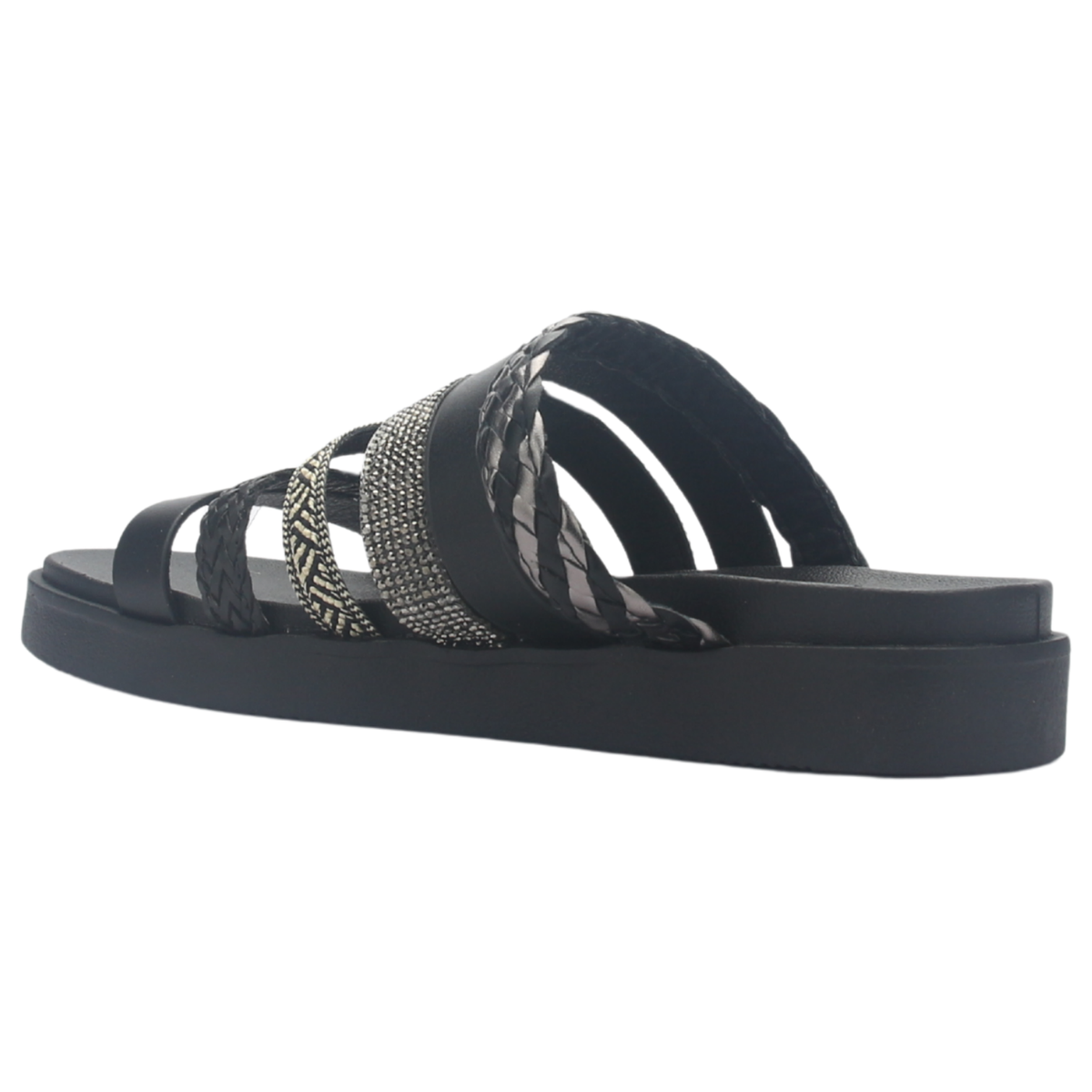 Sandalia de mujer Negro Casual Chalada Genova-5