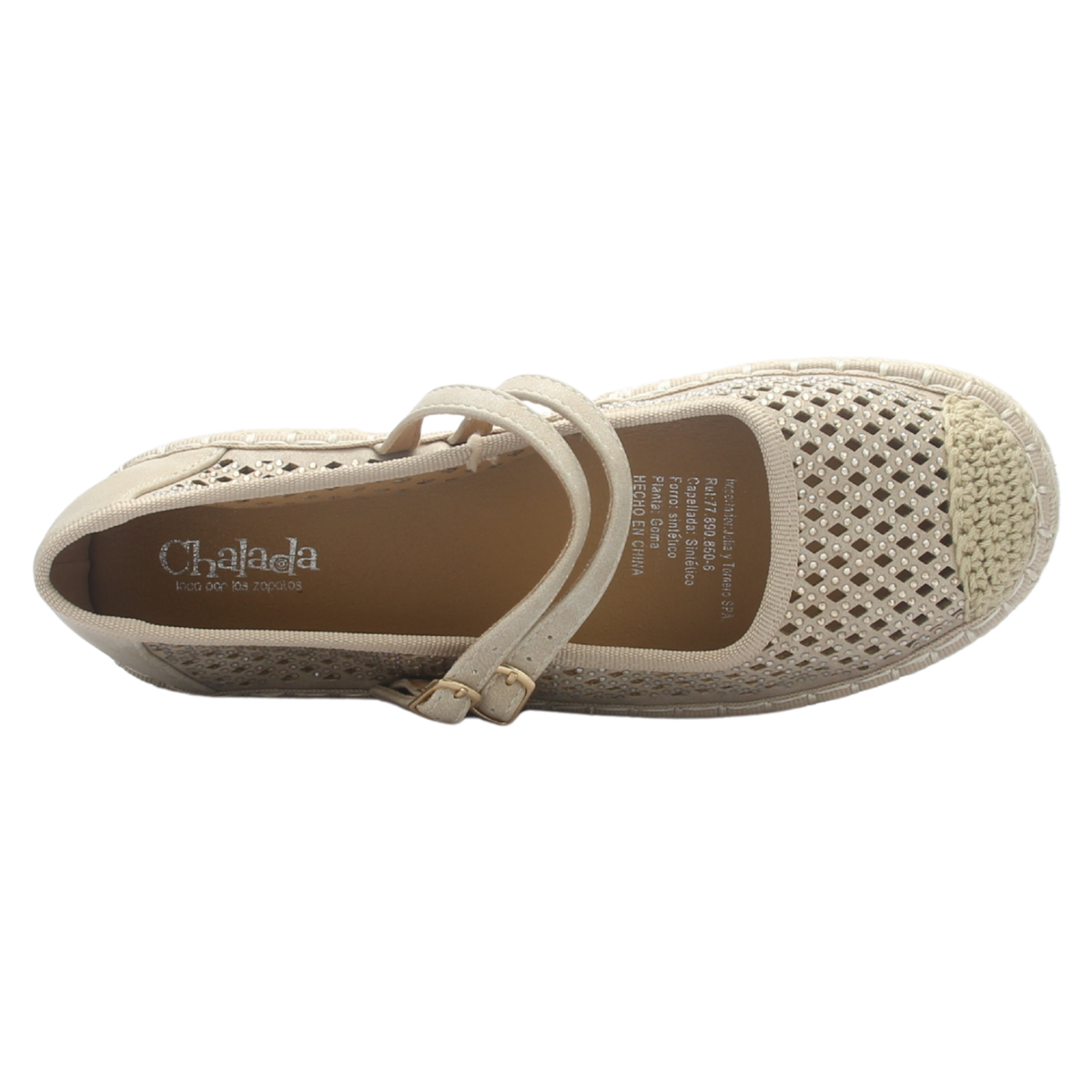 Alpargata de mujer Beige Casual Chalada Tap-50