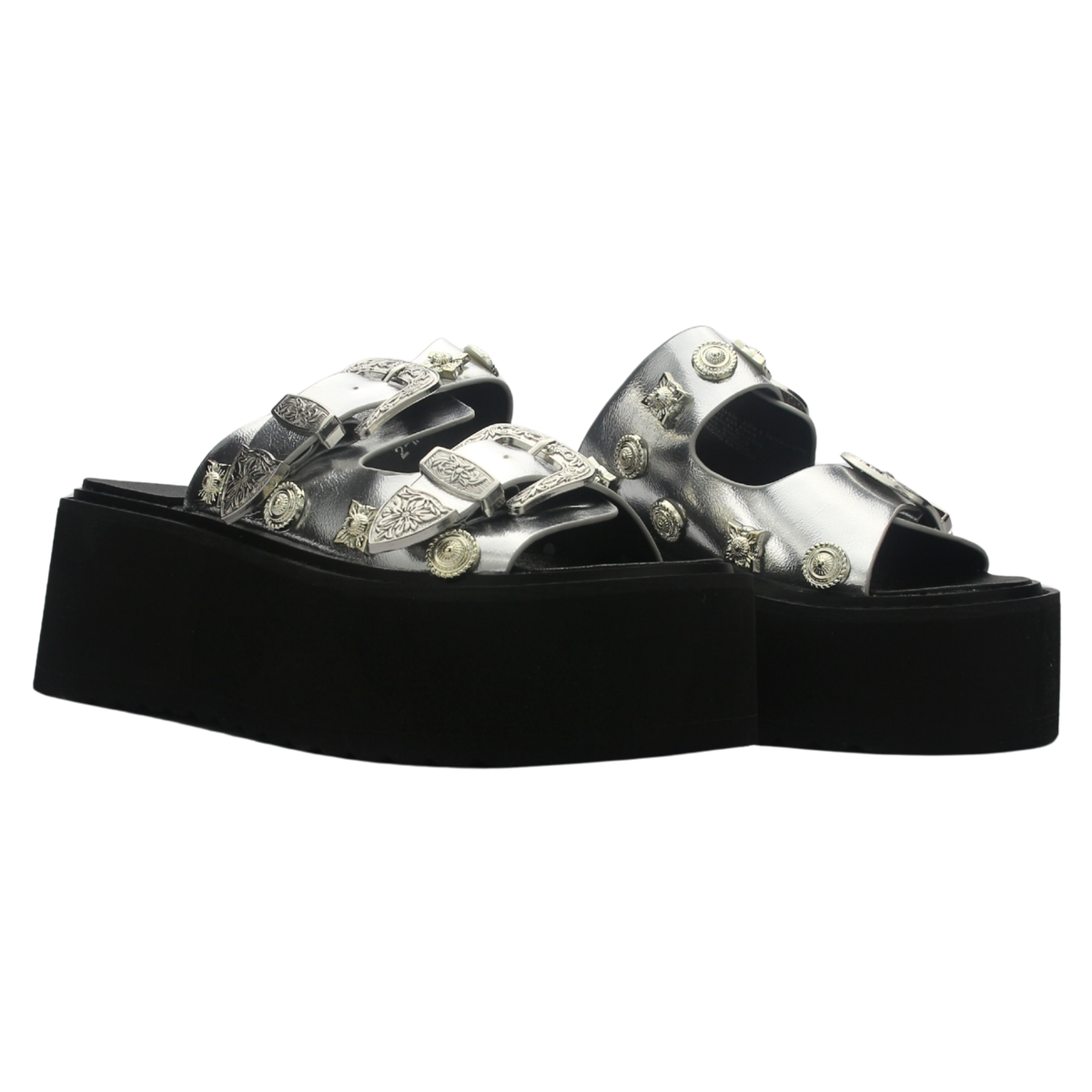 Sandalia de mujer Plateada Casual Chalada Way-20