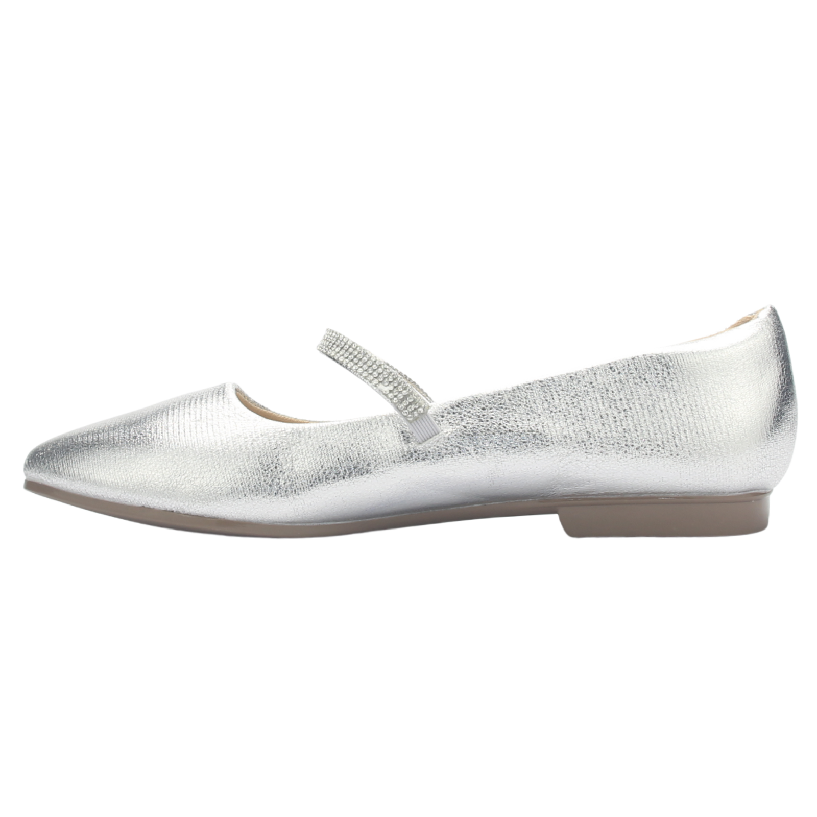 Ballerina Mujer Chalada Nazzer-8 Plateado Casual