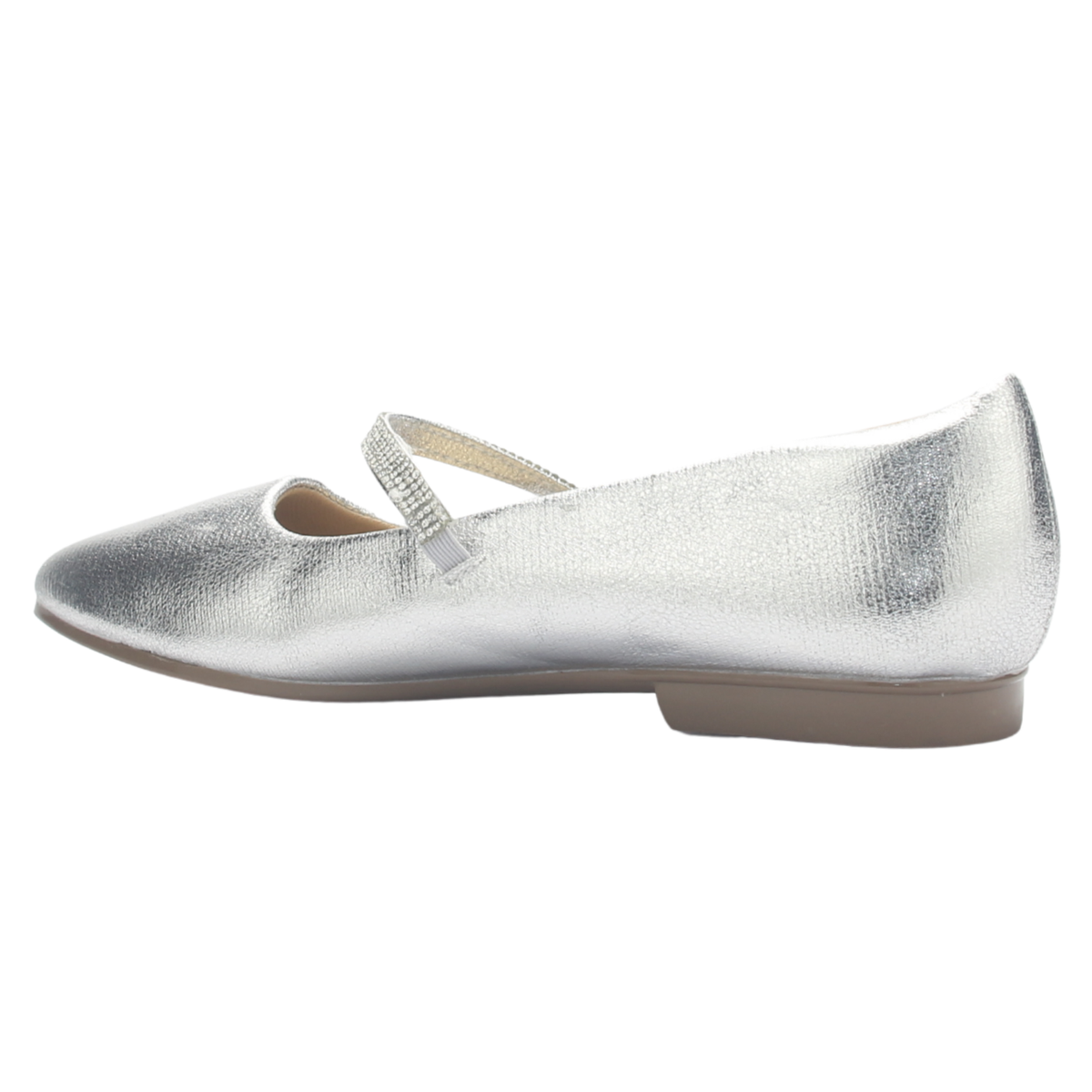 Ballerina Mujer Chalada Nazzer-8 Plateado Casual