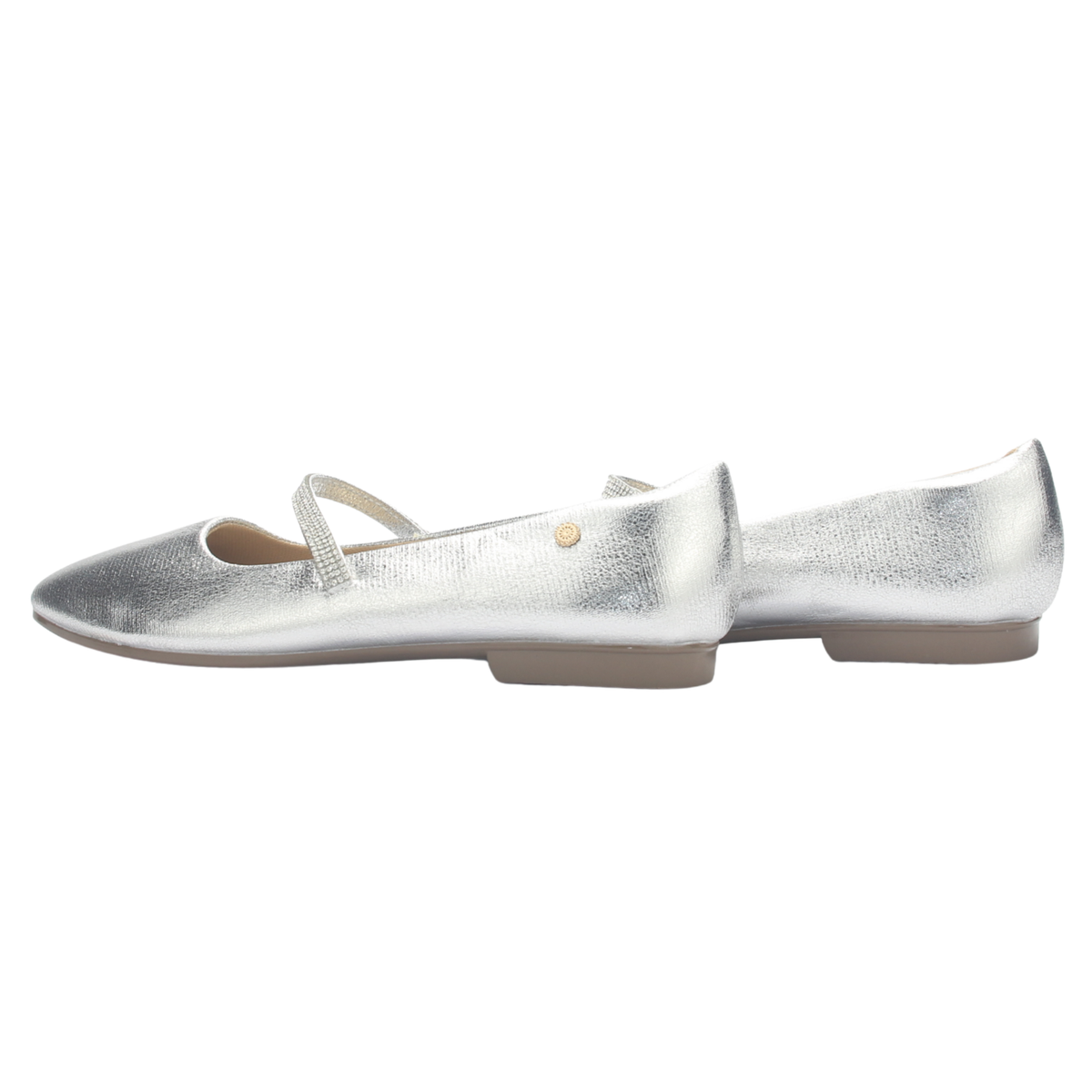 Ballerina Mujer Chalada Nazzer-8 Plateado Casual