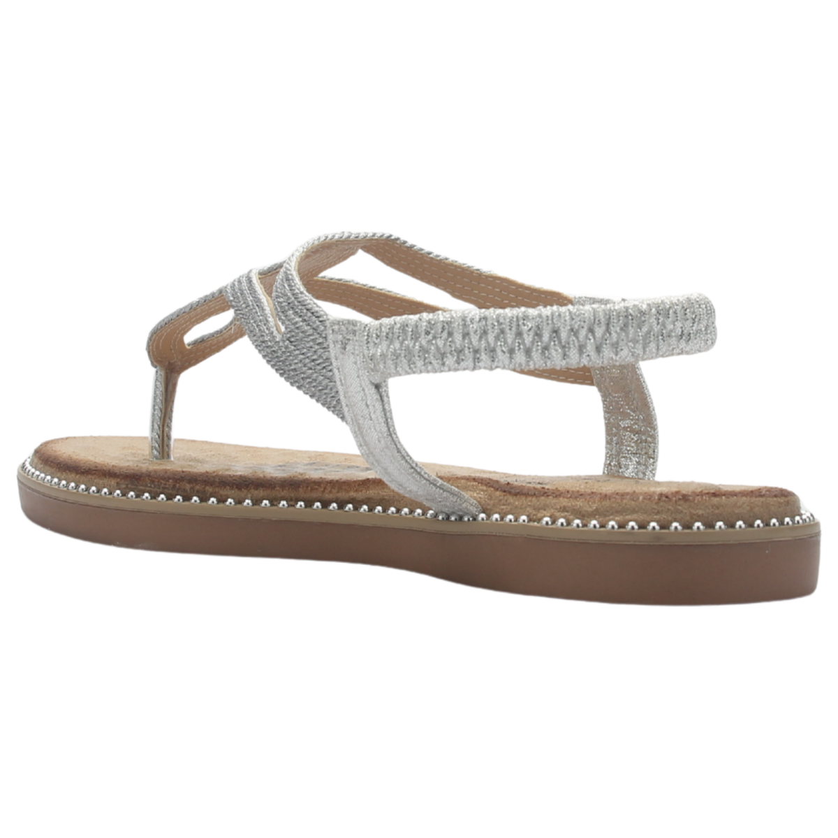 Sandalia de Mujer de color Plateado Casual Chalada Angui-1