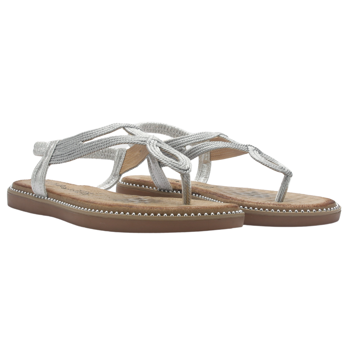 Sandalia de Mujer de color Plateado Casual Chalada Angui-1