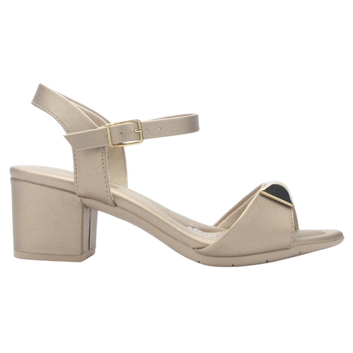 Sandalia Mujer Dorado Comfortflex 2557402 Casual