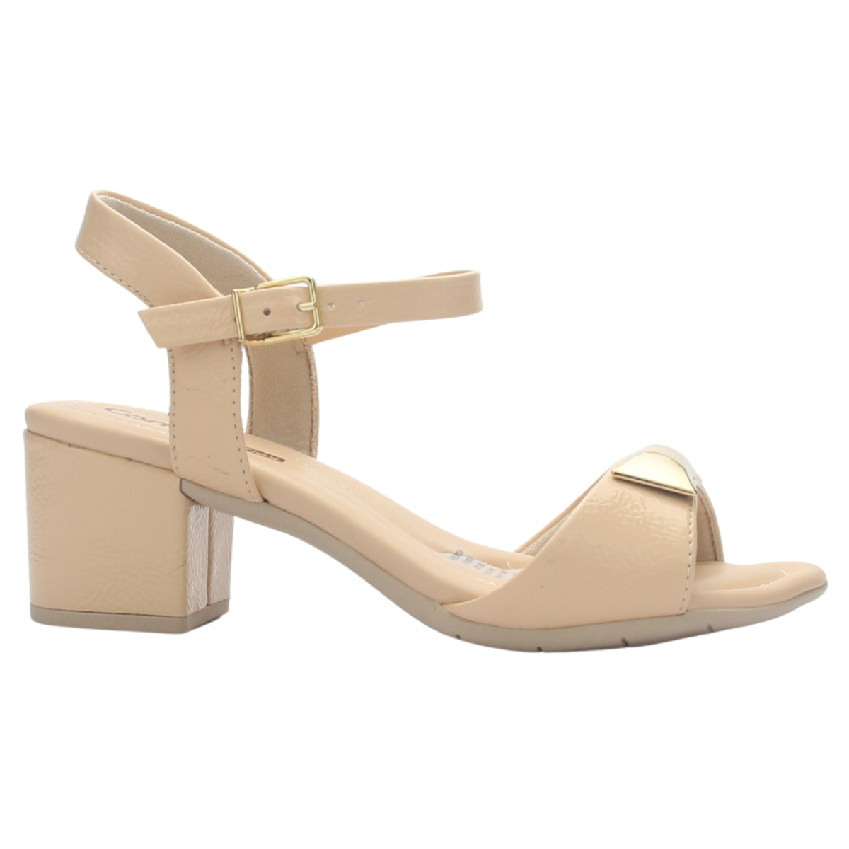 Sandalia Mujer Nude Comfortflex 2557402 Casual