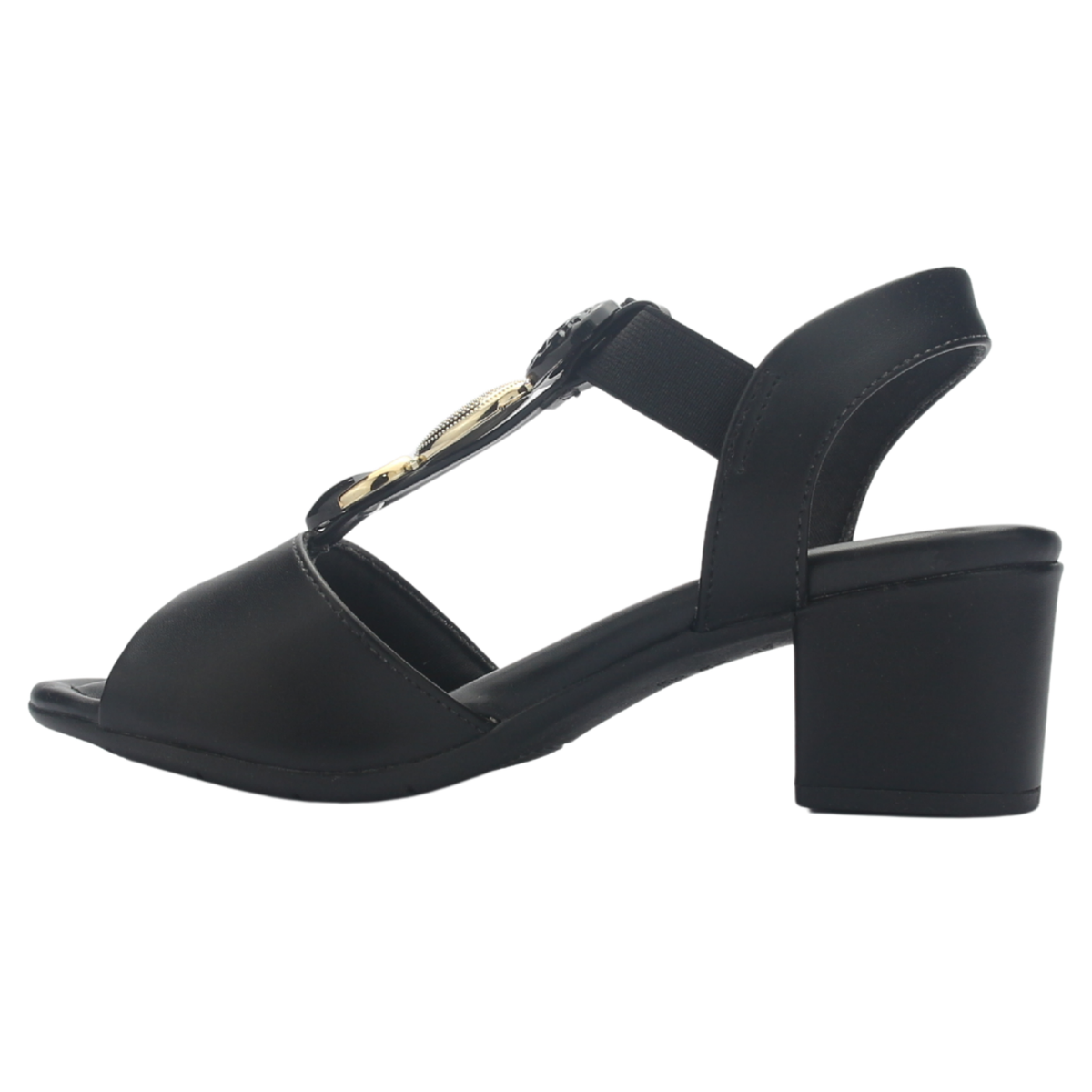 Sandalia Mujer Negro Comfortflex 2557403 Casual
