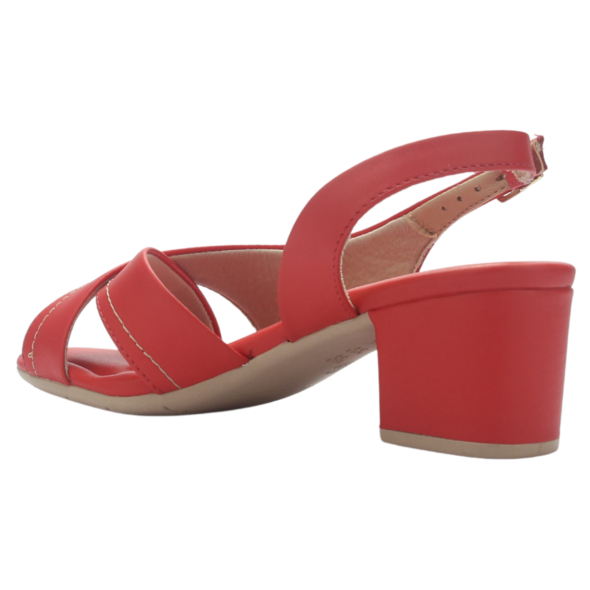 Sandalia Mujer Rojo Comfortflex 2557404 Casual