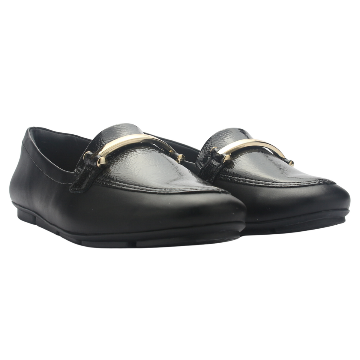Mocasin Mujer Negro Comfortflex 2563404 Casual
