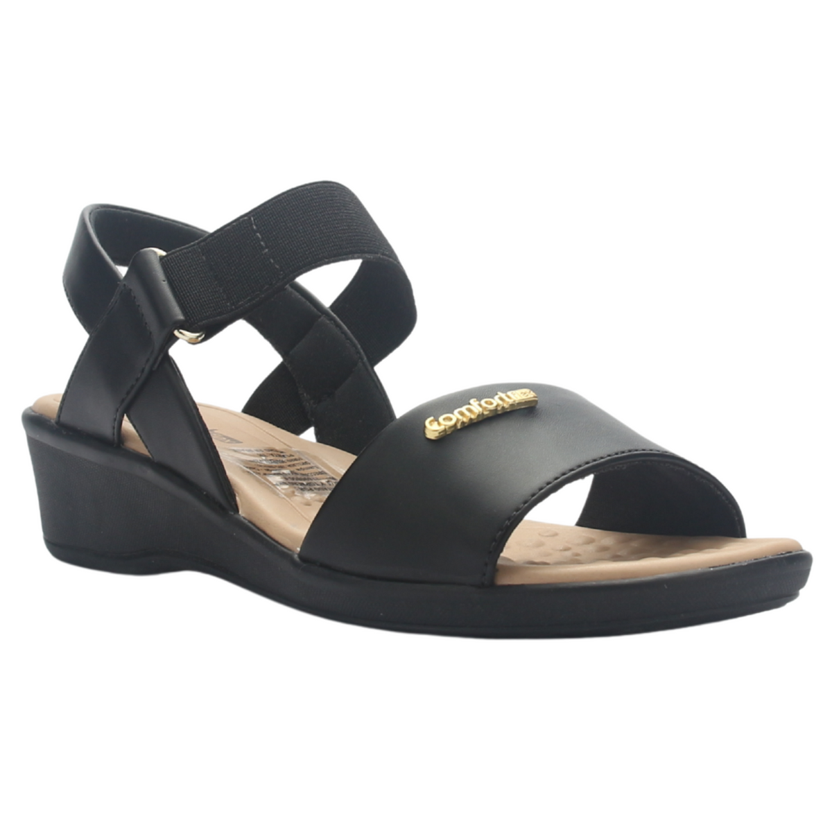 Sandalia Mujer Negro Comfortflex 2572403 Casual