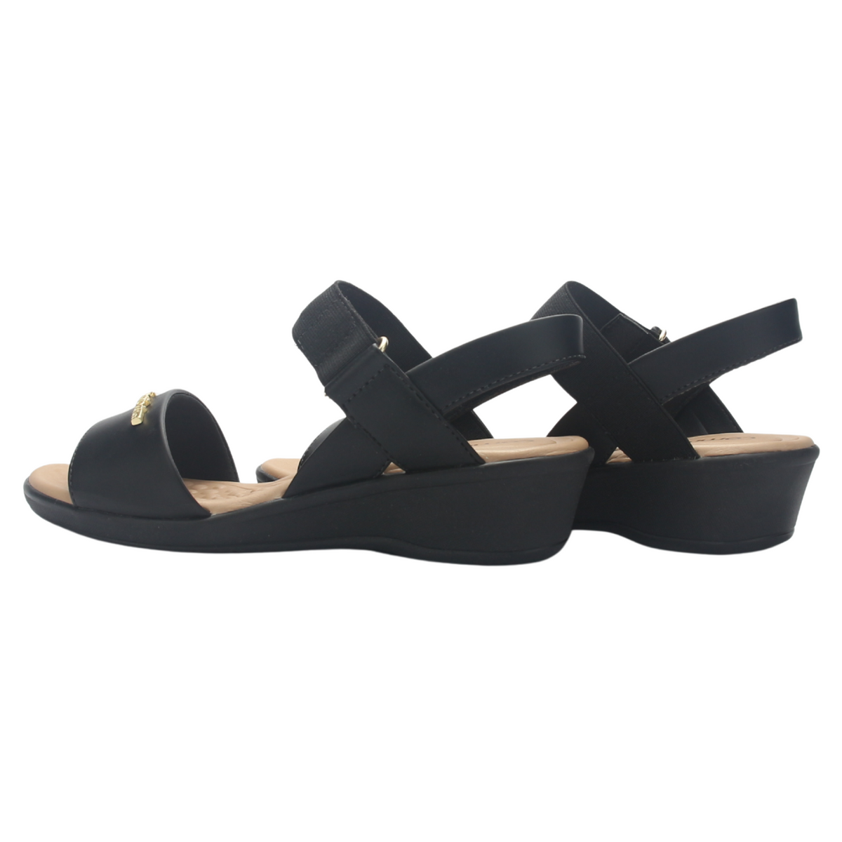 Sandalia Mujer Negro Comfortflex 2572403 Casual
